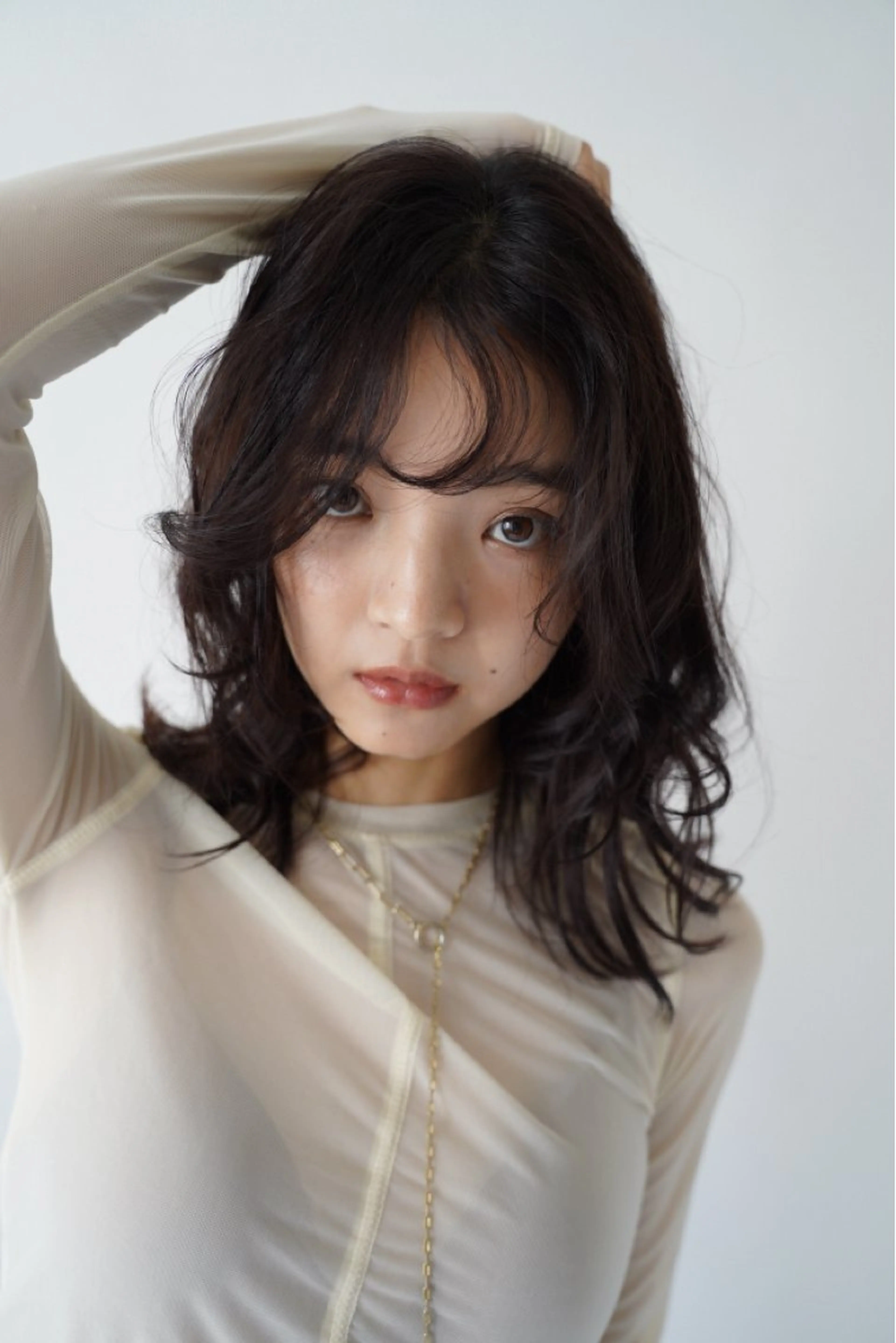 ミディアム カット ヘアカラー トリートメント tokute Takahashiのヘアスタイル