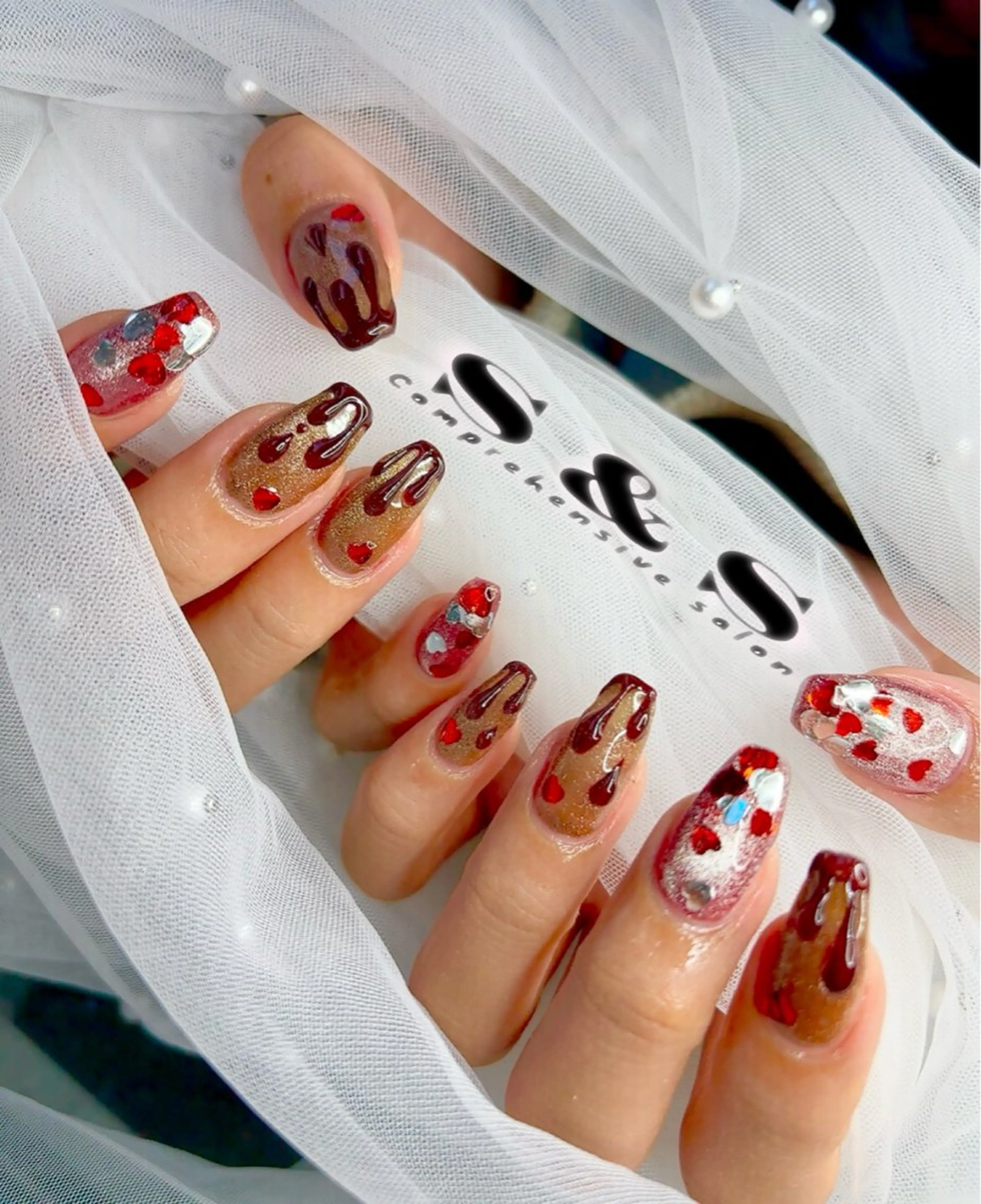 ネイル 長さ出し メンズネイル 持ち込み S&S 村田小百合のネイルデザイン