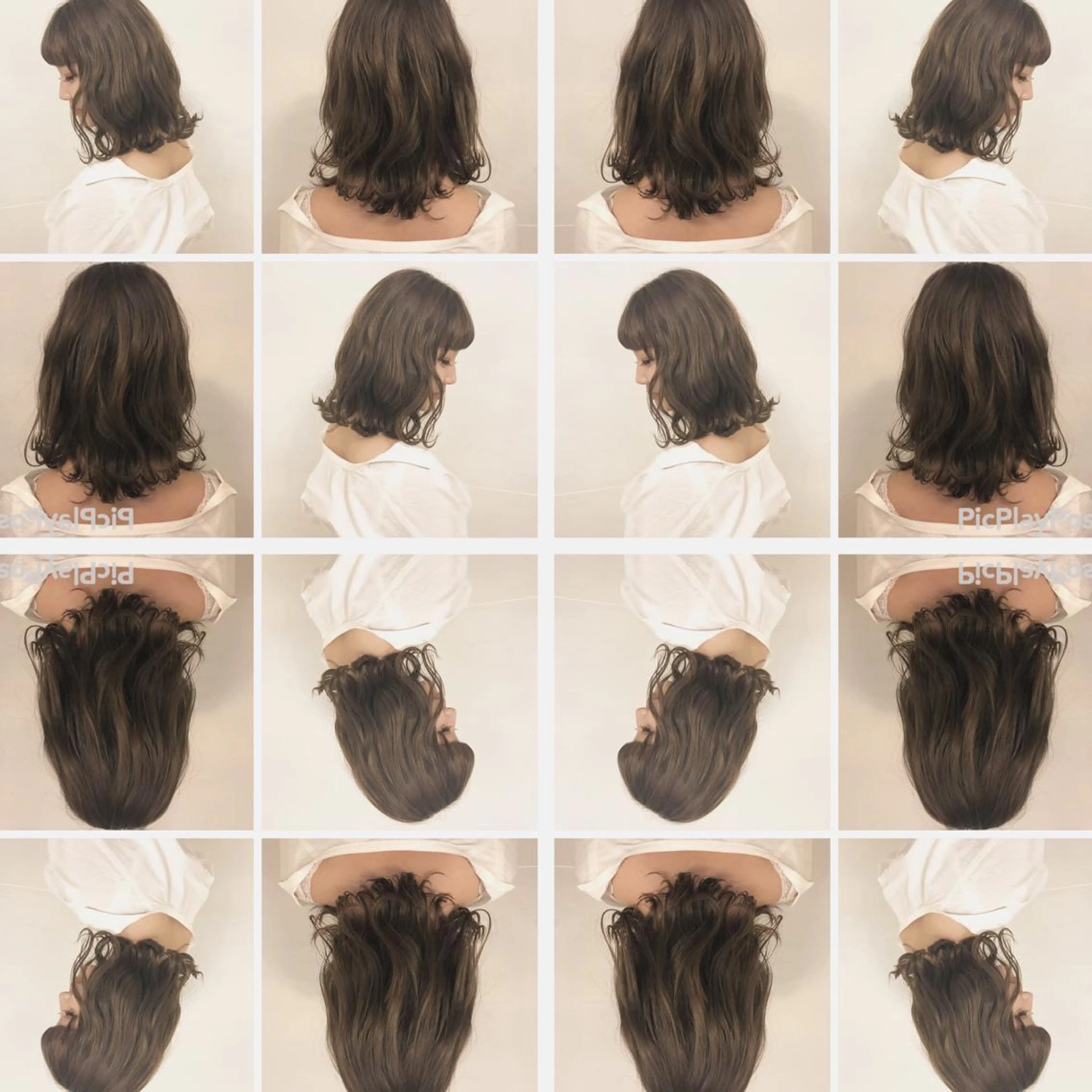 ミディアム GLROW haruhiのヘアスタイル