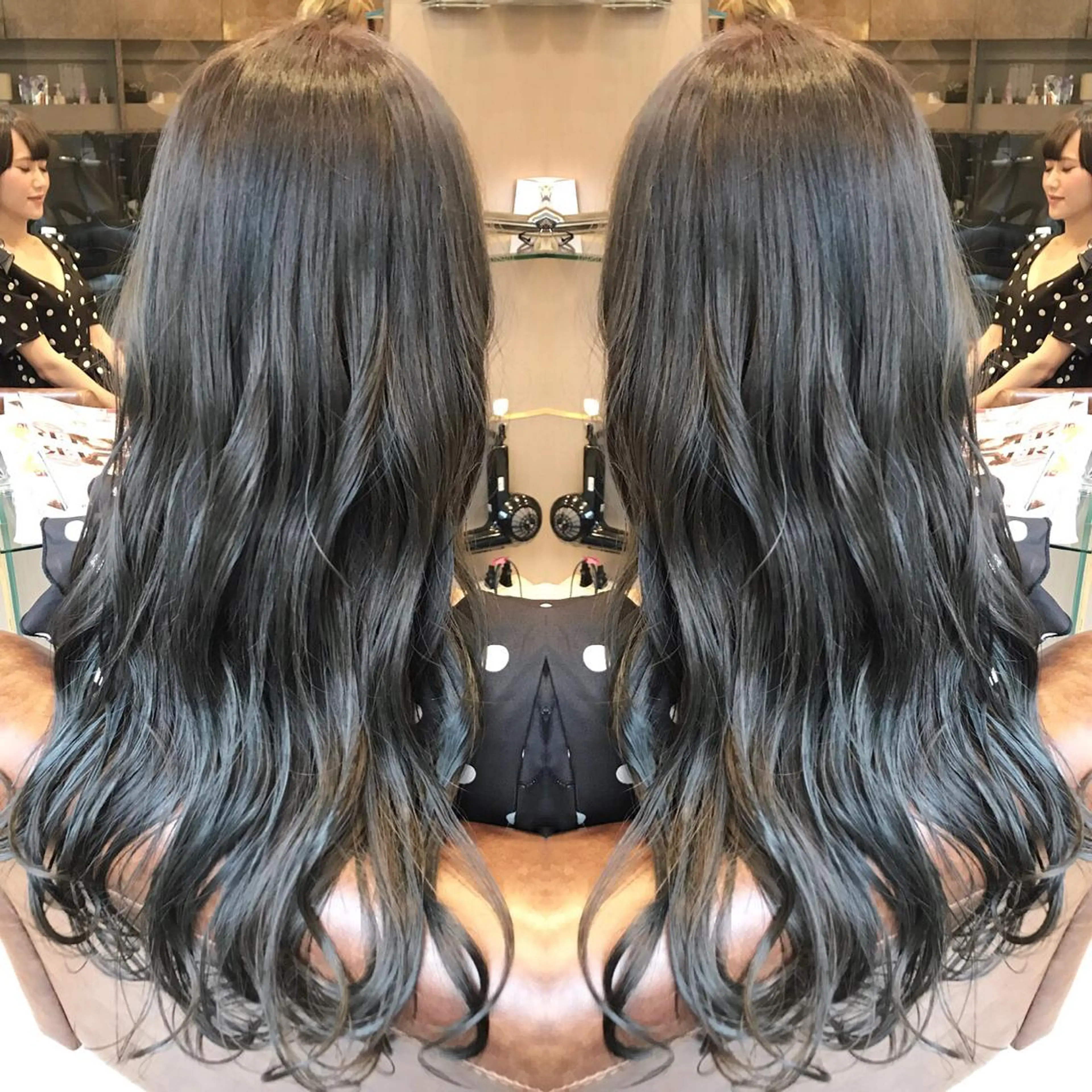 セミロング カラー パーマ 外国人風カラー 🫧代表/新宿駅近/ 限定価格🫧田辺貴裕のヘアスタイル