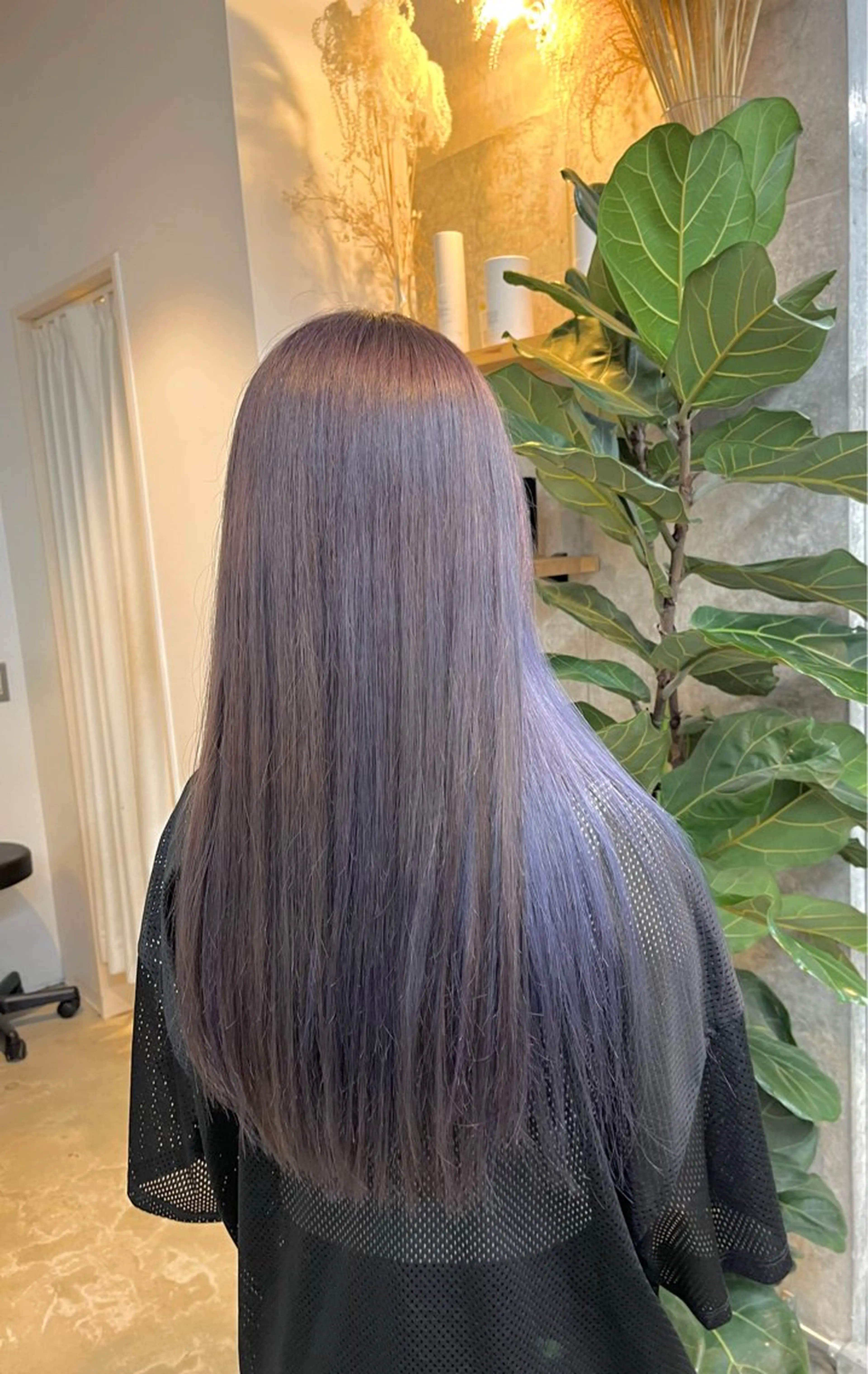 ロング カラー ヘアカラー トリートメント ハイトーンカラ ー/小川のヘアスタイル