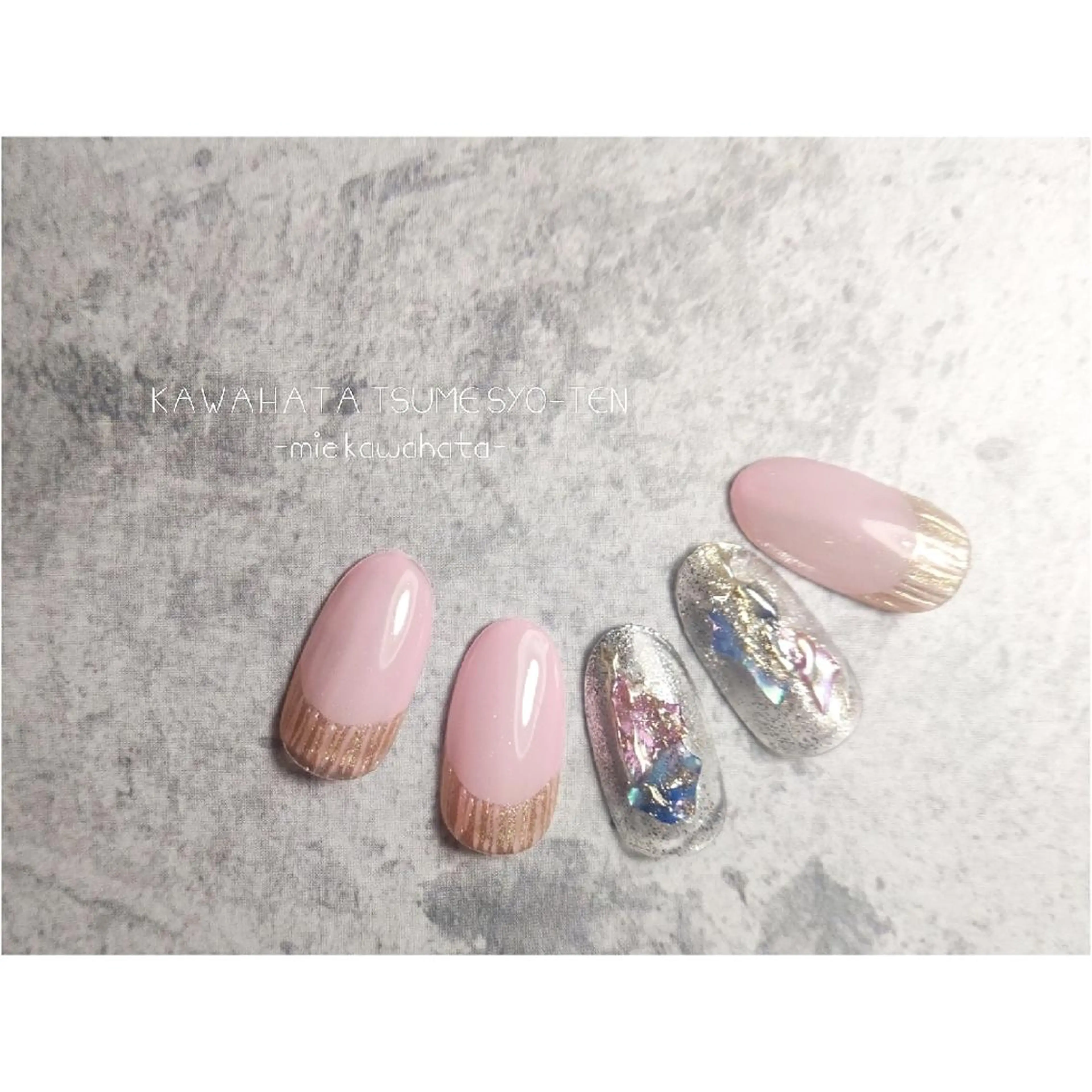 ネイル ジェルネイル パラジェル 川畑爪商店 品川高輪 同時施術が人気🌿のネイルデザイン