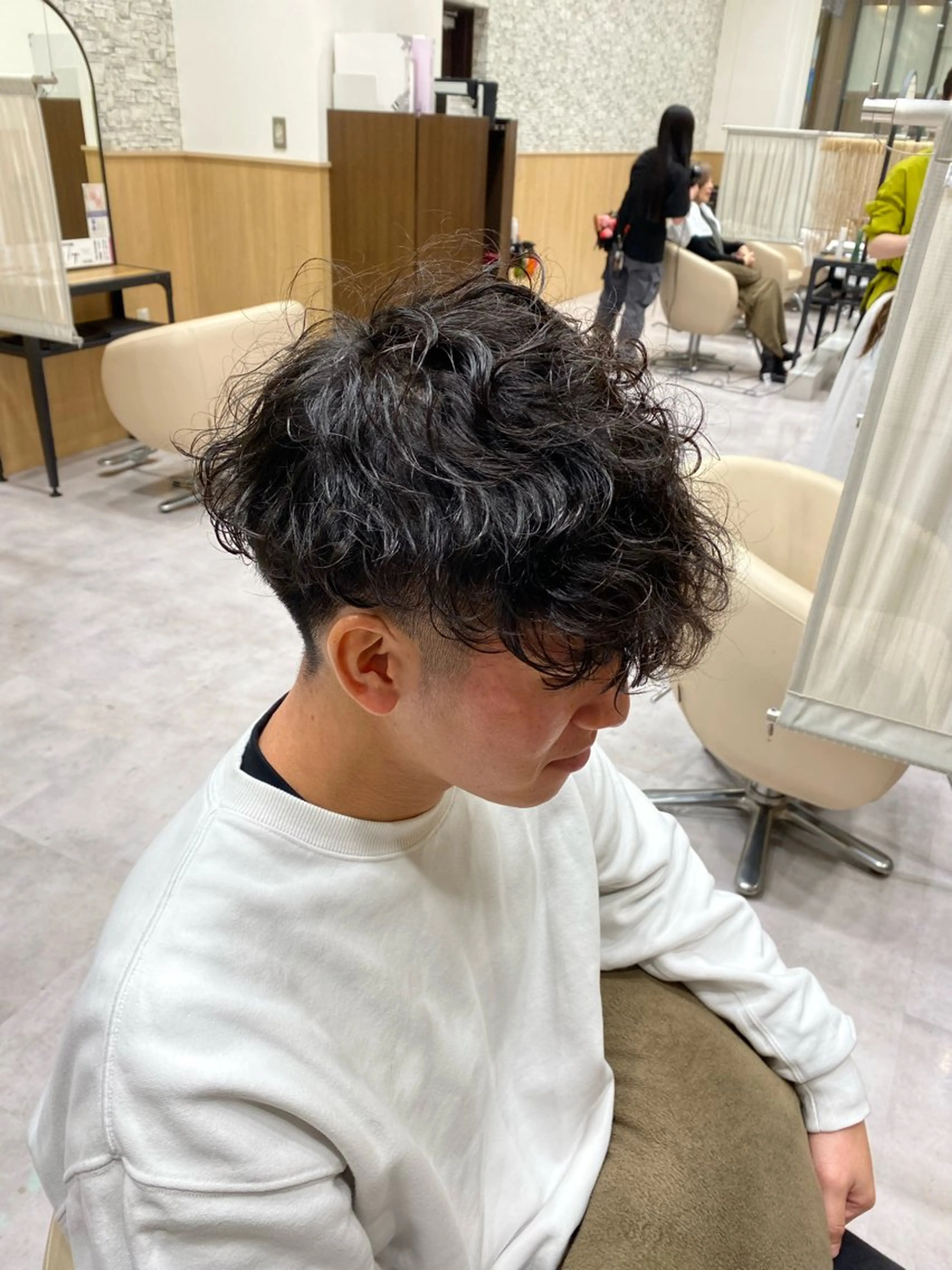 ショート パーマ メンズ UNIX所属・村上翼/ハンサム ショート/パーマのヘアスタイル