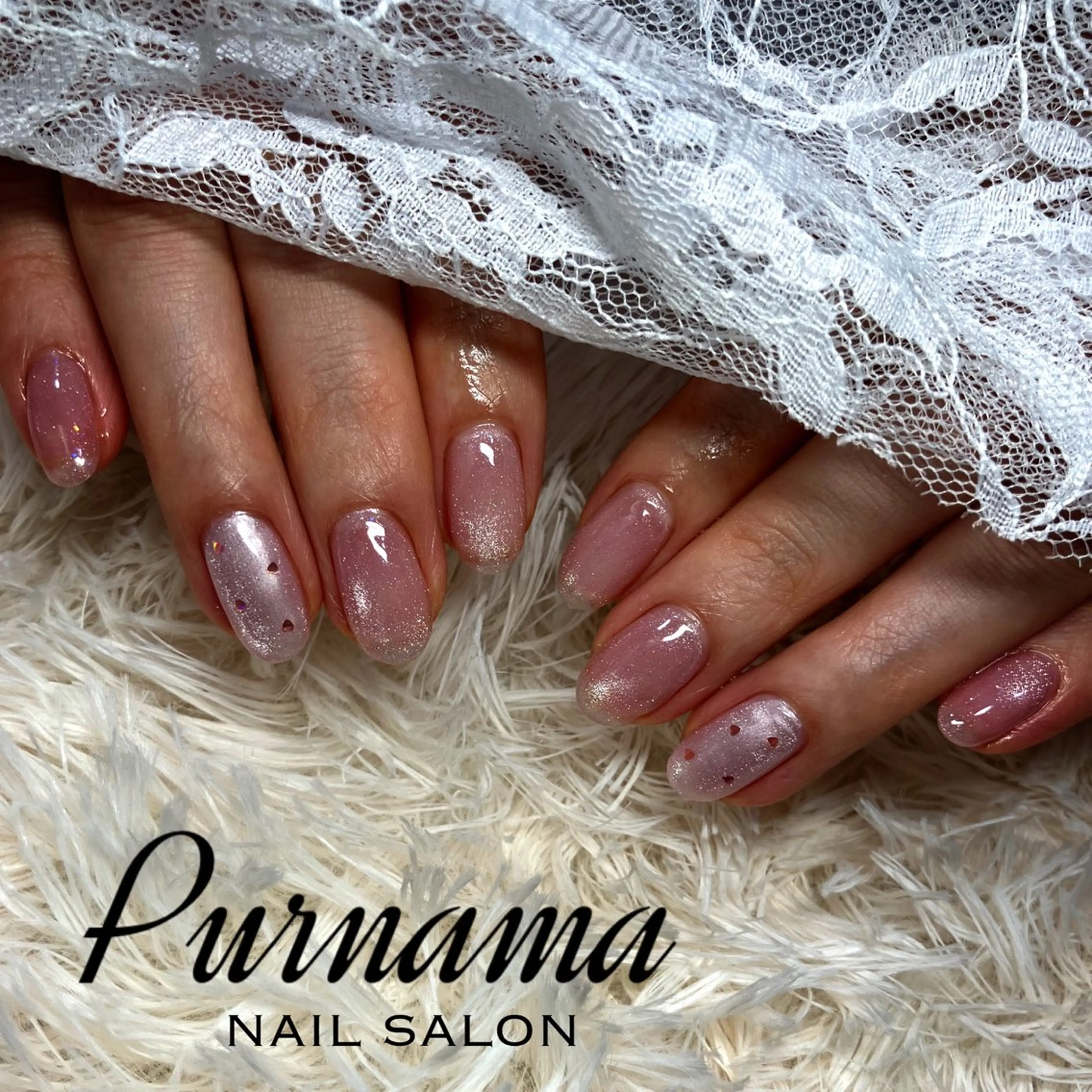 ネイル ハンドネイル Purnama(ﾌﾟﾙﾅﾓ)所属・Purnama あきのネイルデザイン