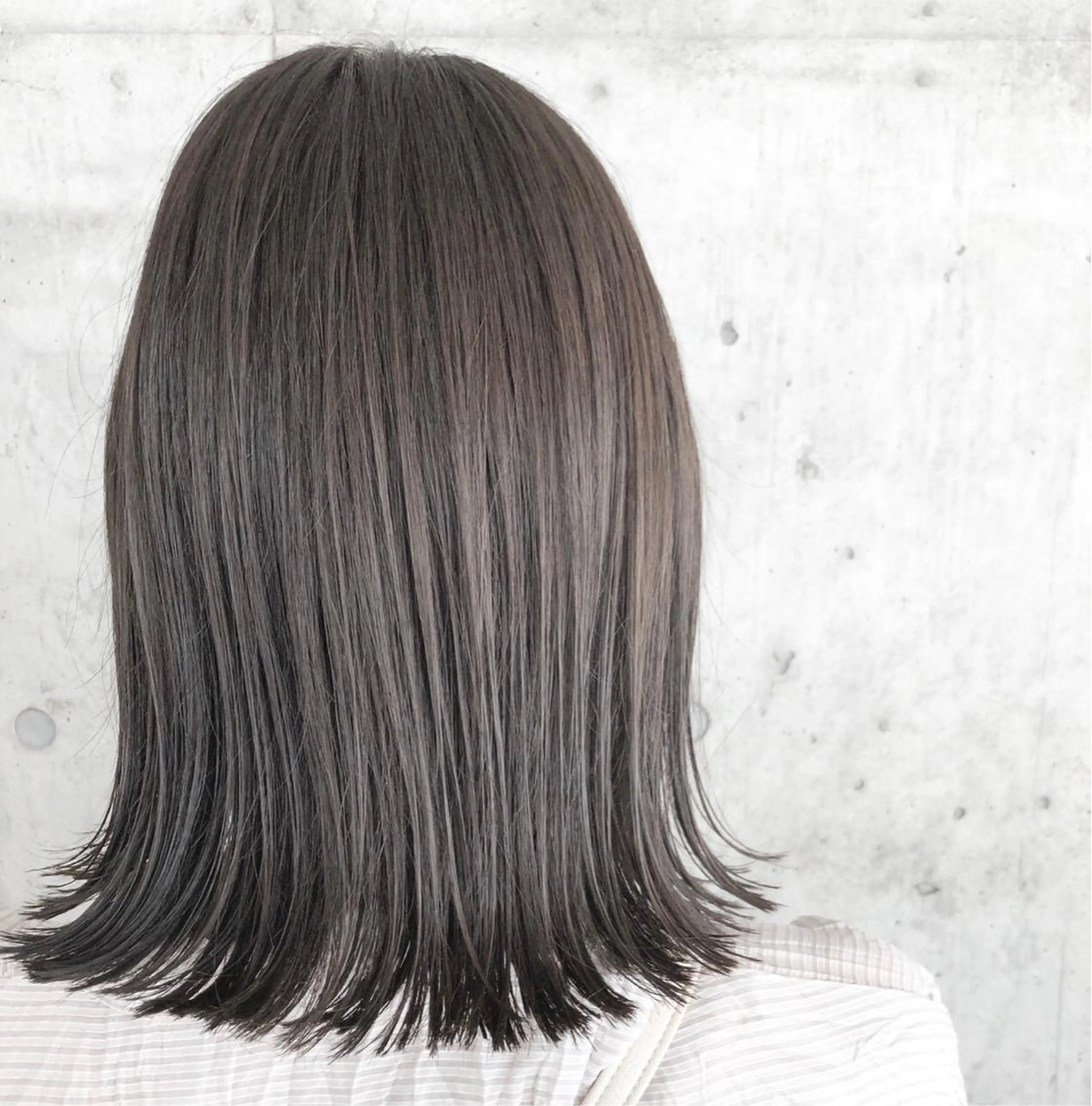 ミディアム カラー サイエンスアクア/艶 髪/レイヤー/清水のヘアスタイル