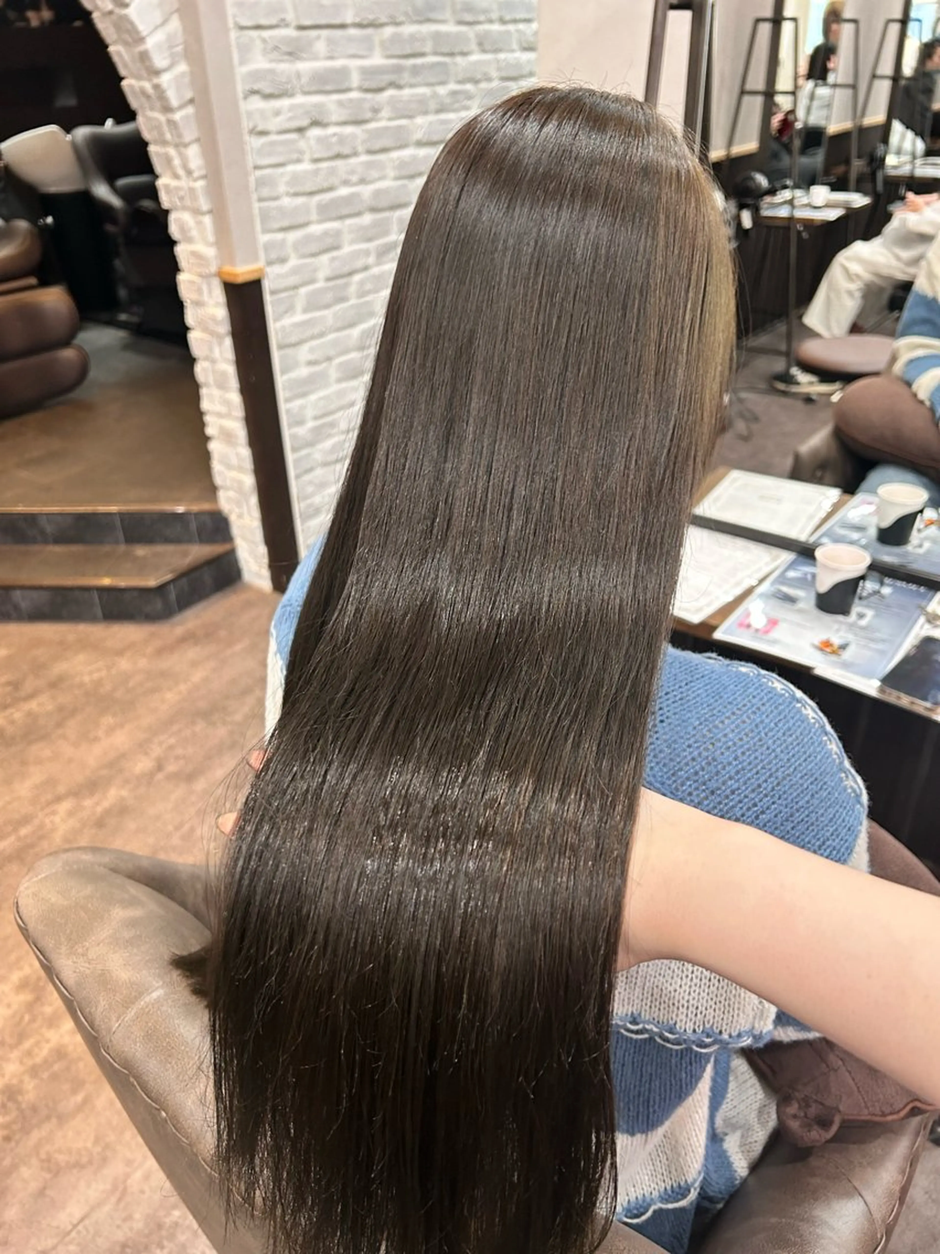 ロング カラー カット トリートメント 🦄🩵YUNA 🩵🦄のヘアスタイル