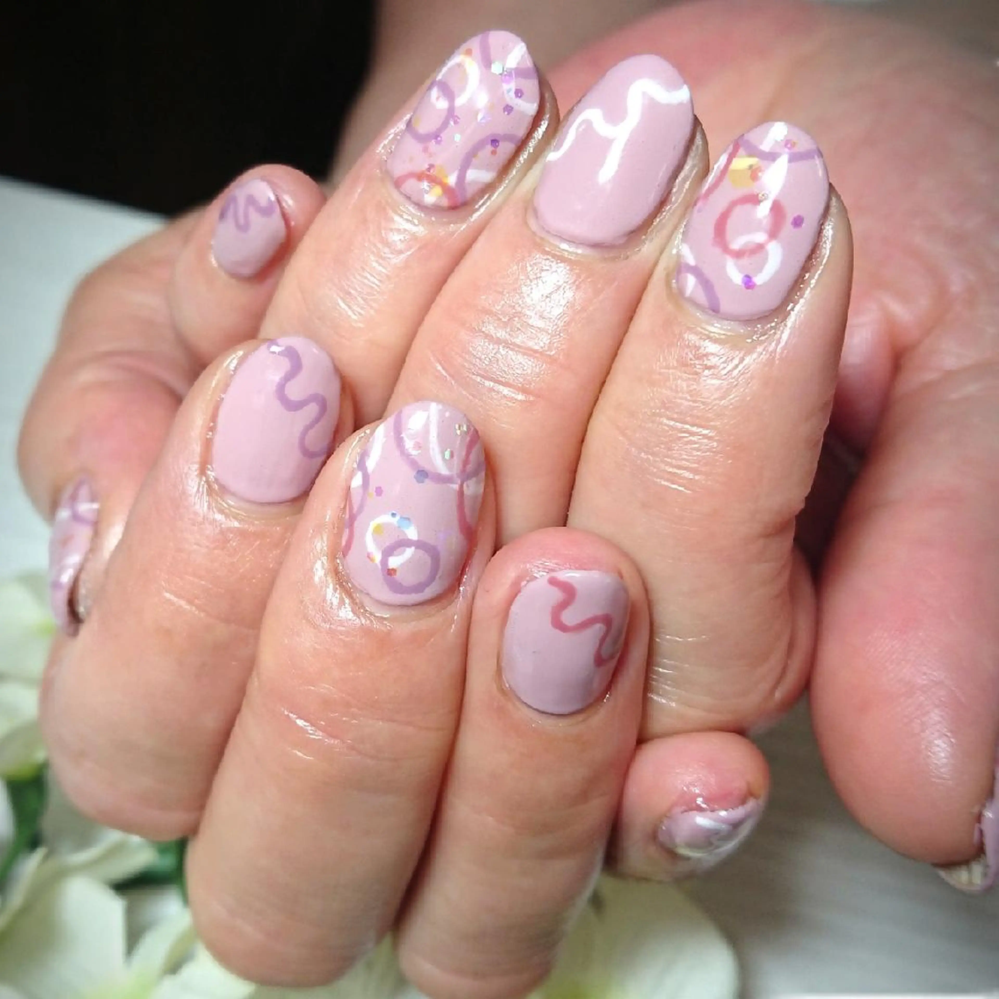 ネイル ハンドネイル 林 珠里のネイルデザイン