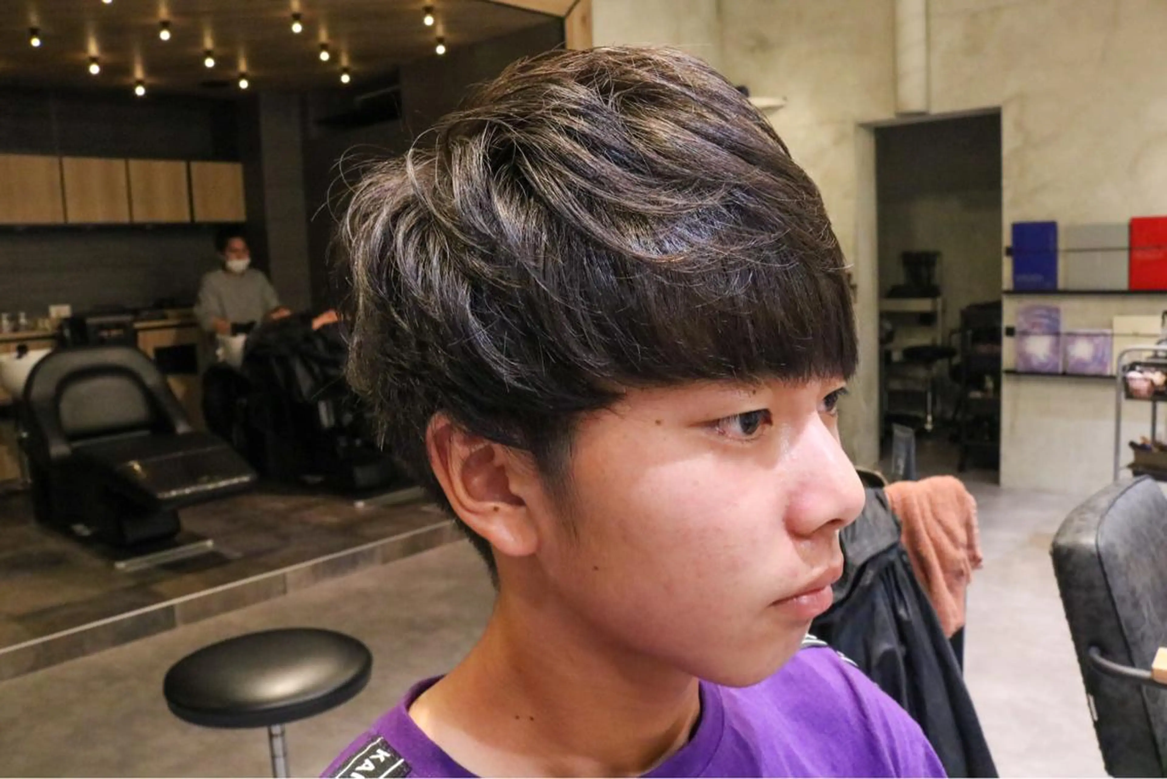 ショート GiseL梅田所属・韓国風ヘア🇰🇷 レイヤー✨桑原　研太のヘアスタイル