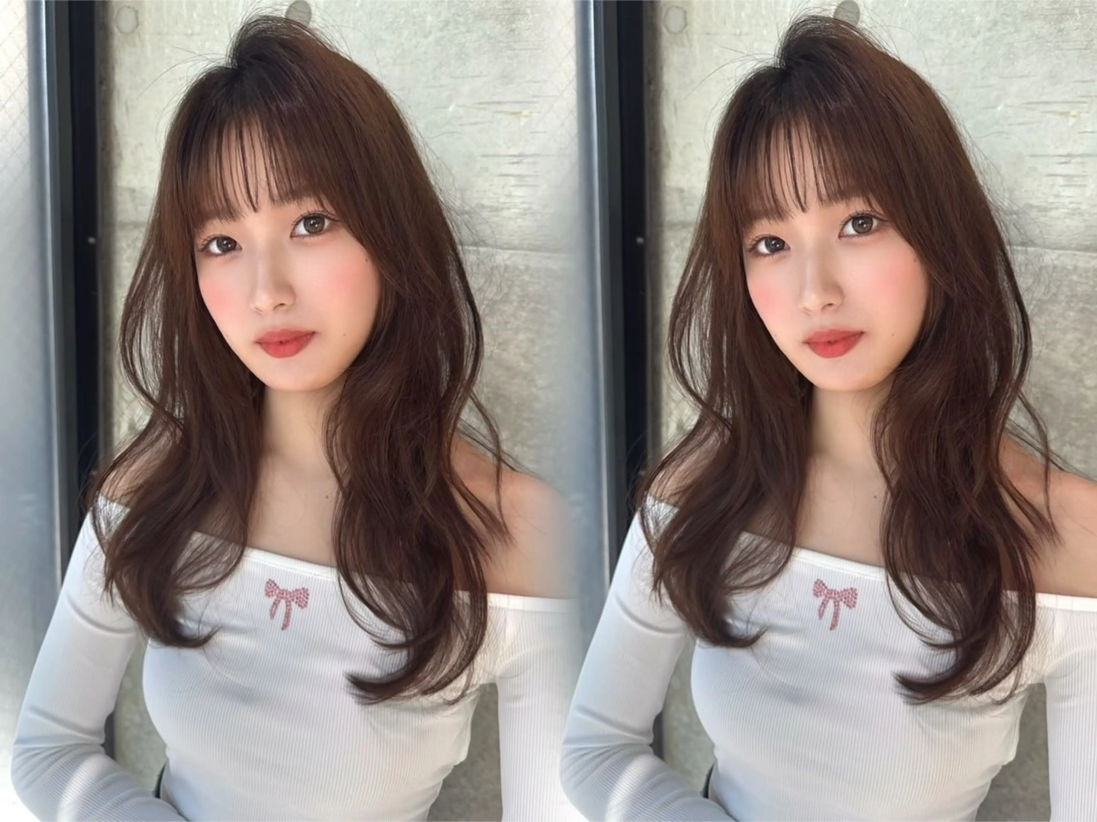 セミロング レイヤーカット ローレイヤー カット ヘアカラー トリートメント 卒業カラー/初カラー 🌟本郷壮一郎のヘアスタイル
