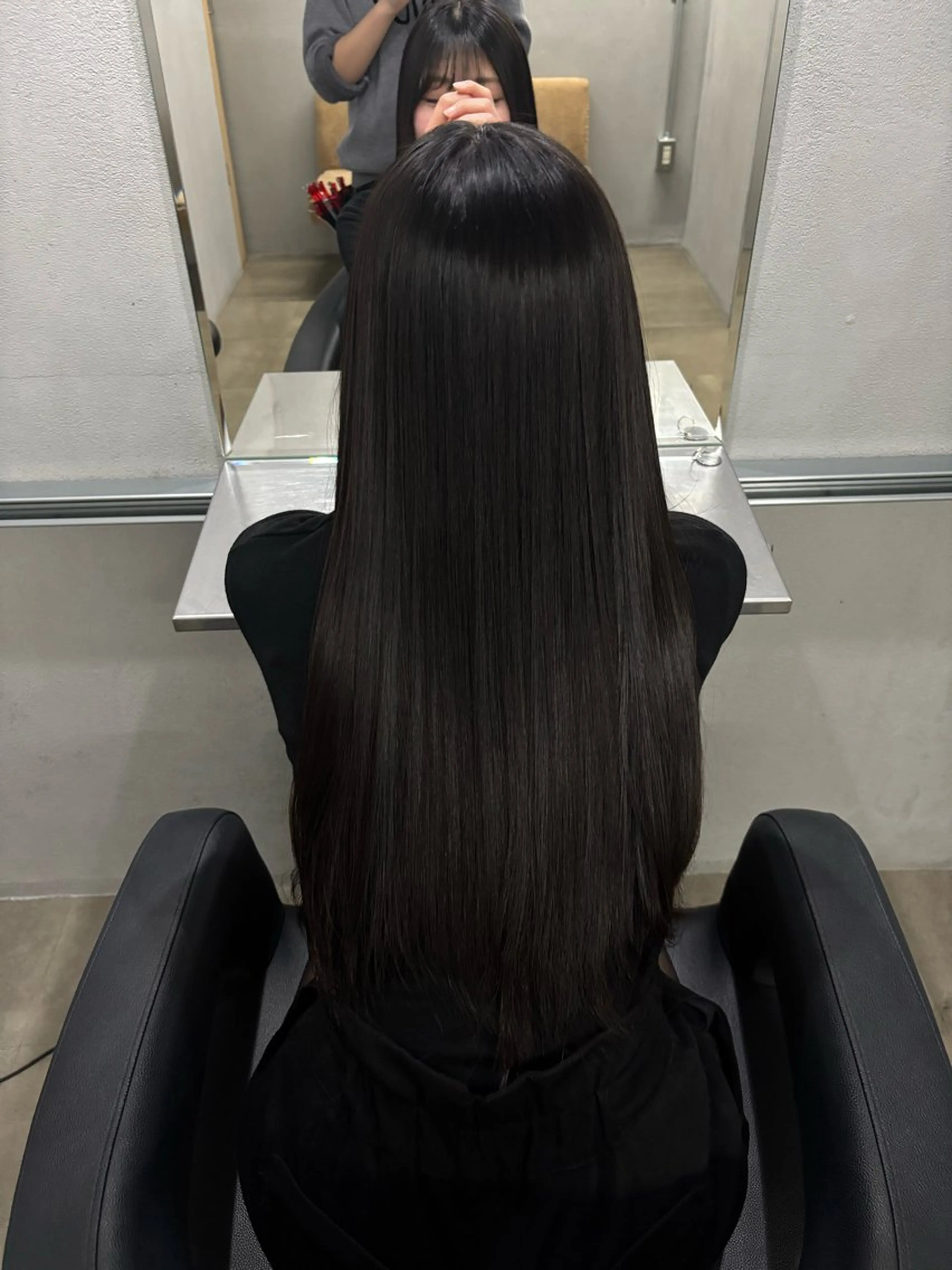 ロング 縮毛矯正 縮毛矯正 #tag 柏 / Miha🐝のヘアスタイル