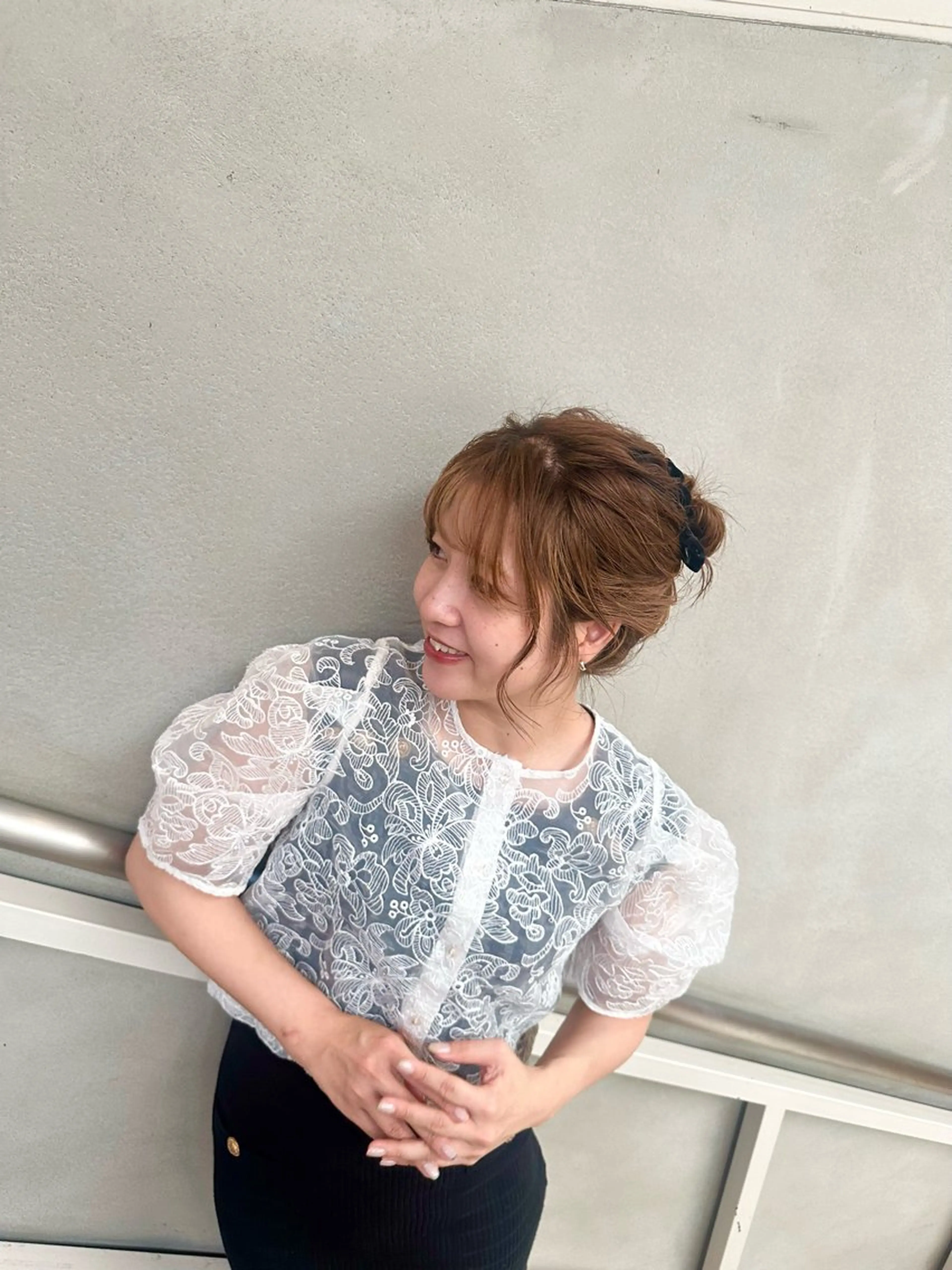 ロング カラー 佐藤 永夏のヘアスタイル