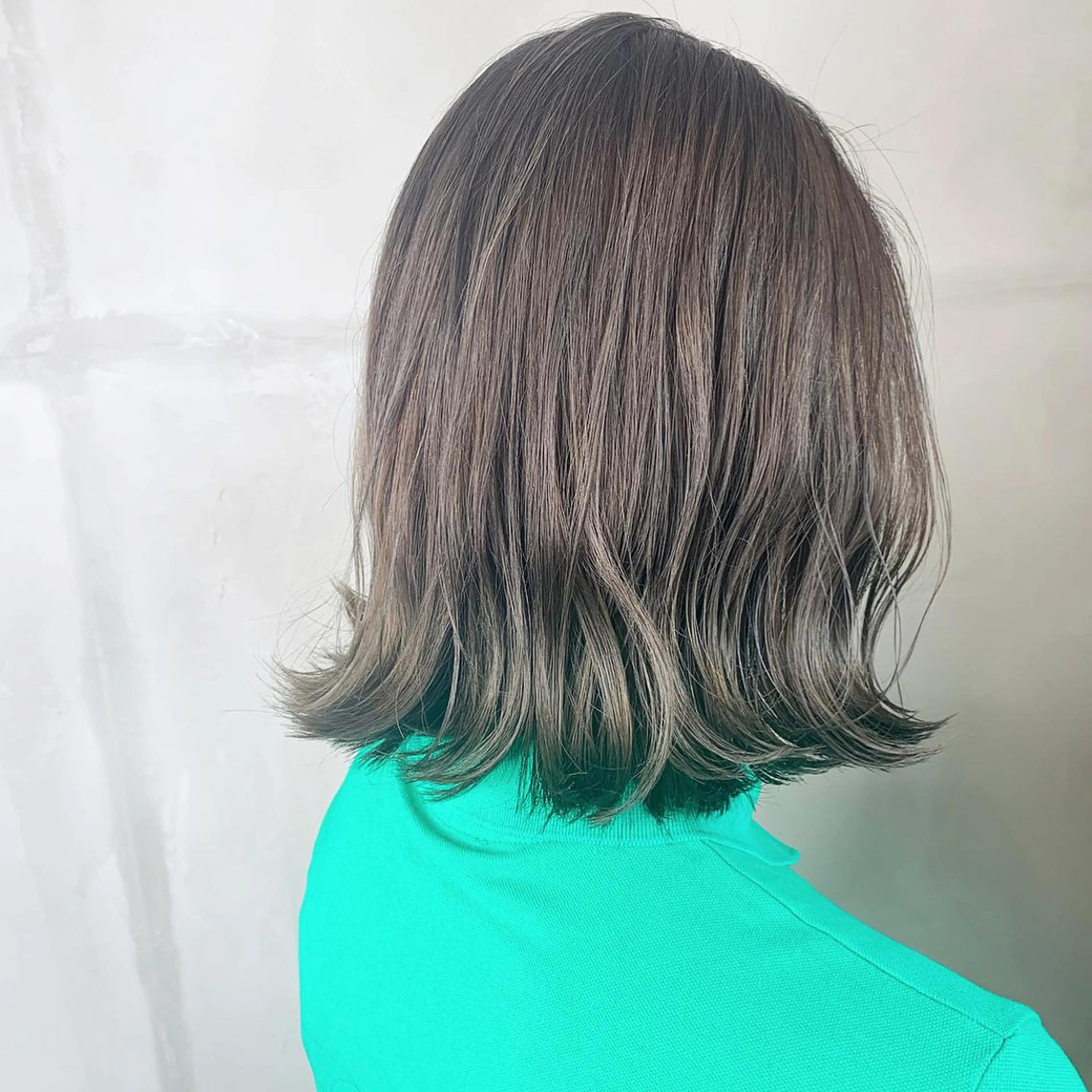 ミディアム 河野 圭三のヘアスタイル