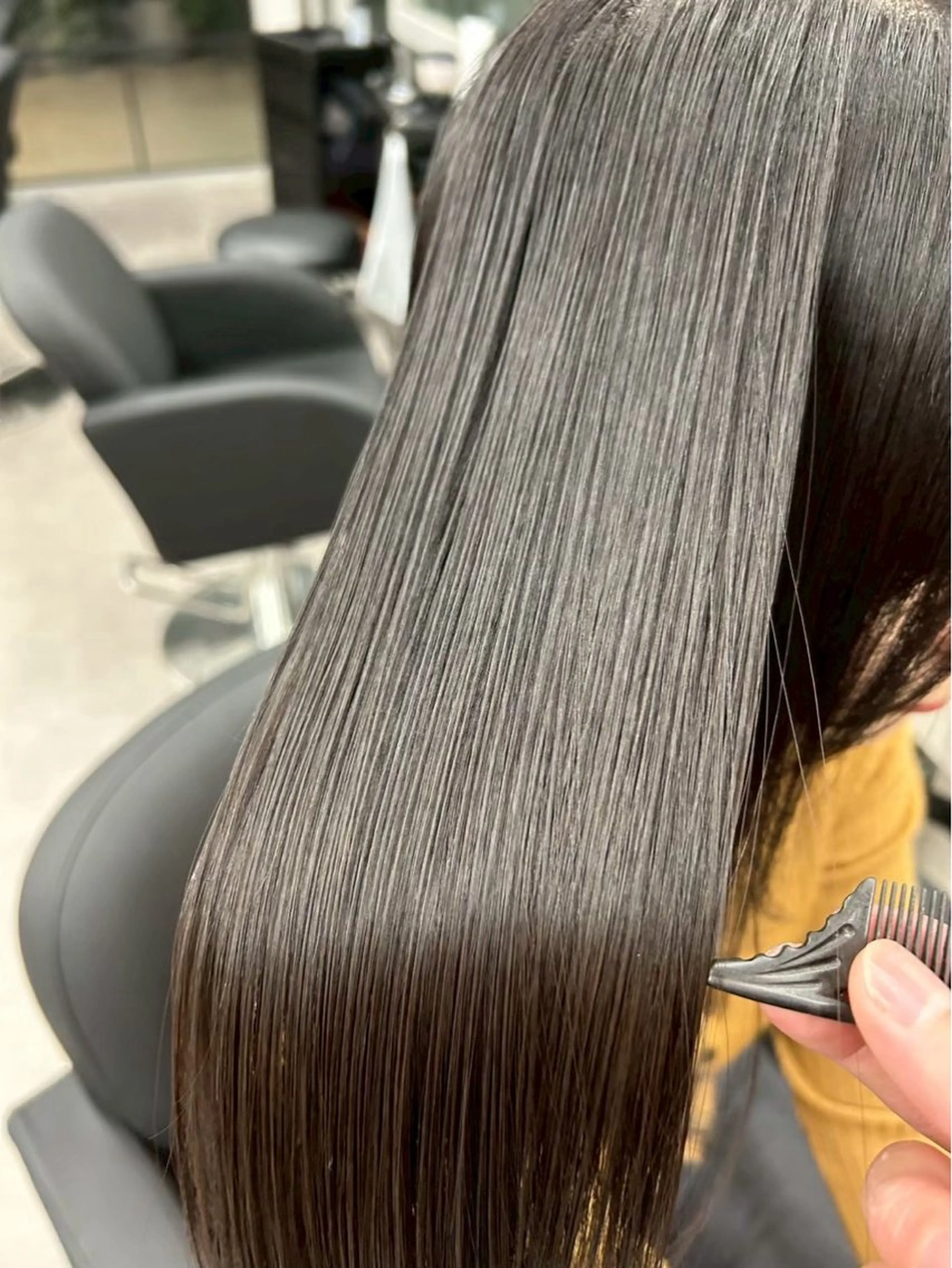 ミディアム カラー ヘアカラー トリートメント ブリーチなしWカラー 透明感/美髪/ユウゴのヘアスタイル