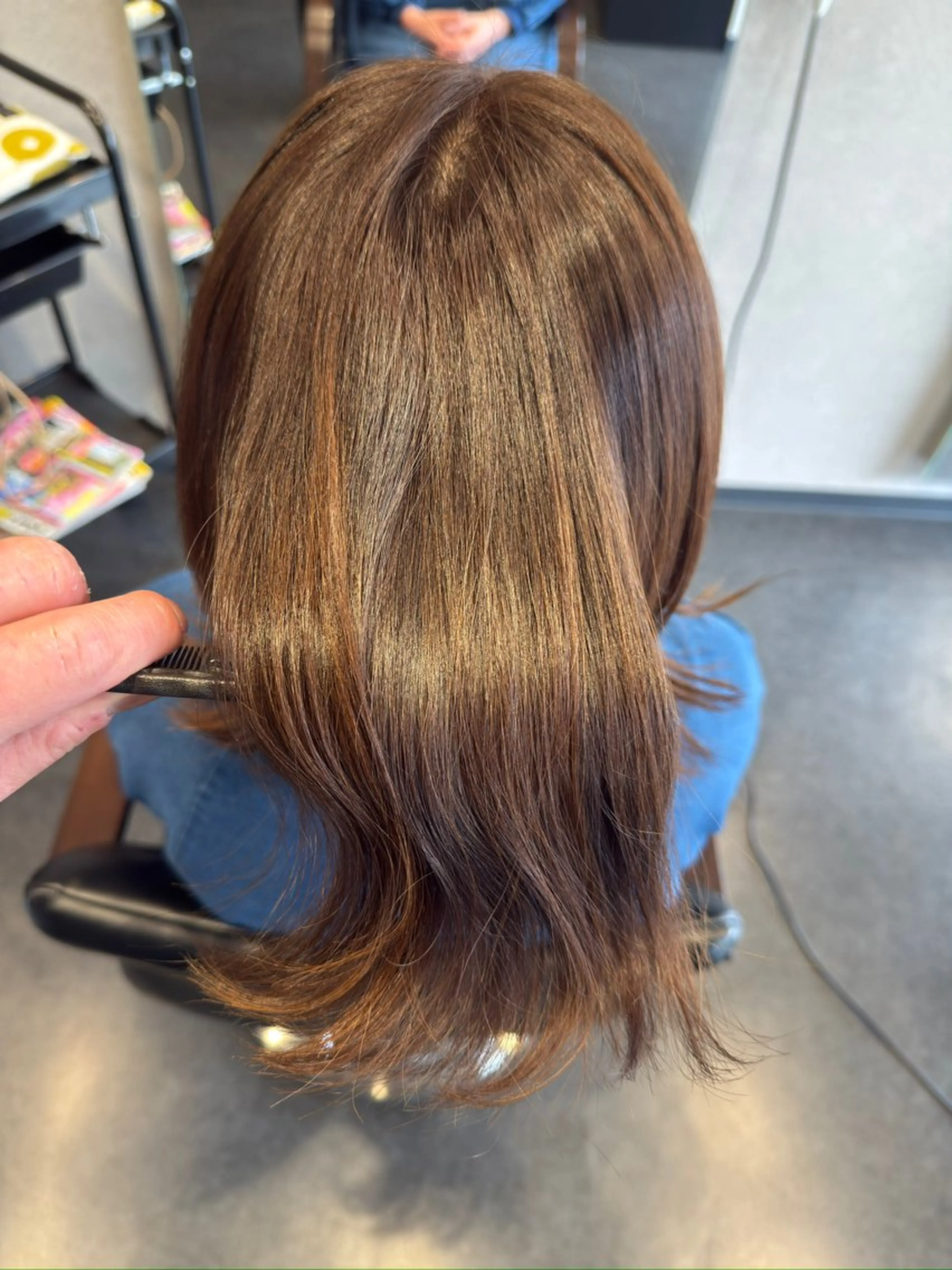 ミディアム 髪質改善 髪質改善⚡️カラー 🍀武久 誠🍀のヘアスタイル