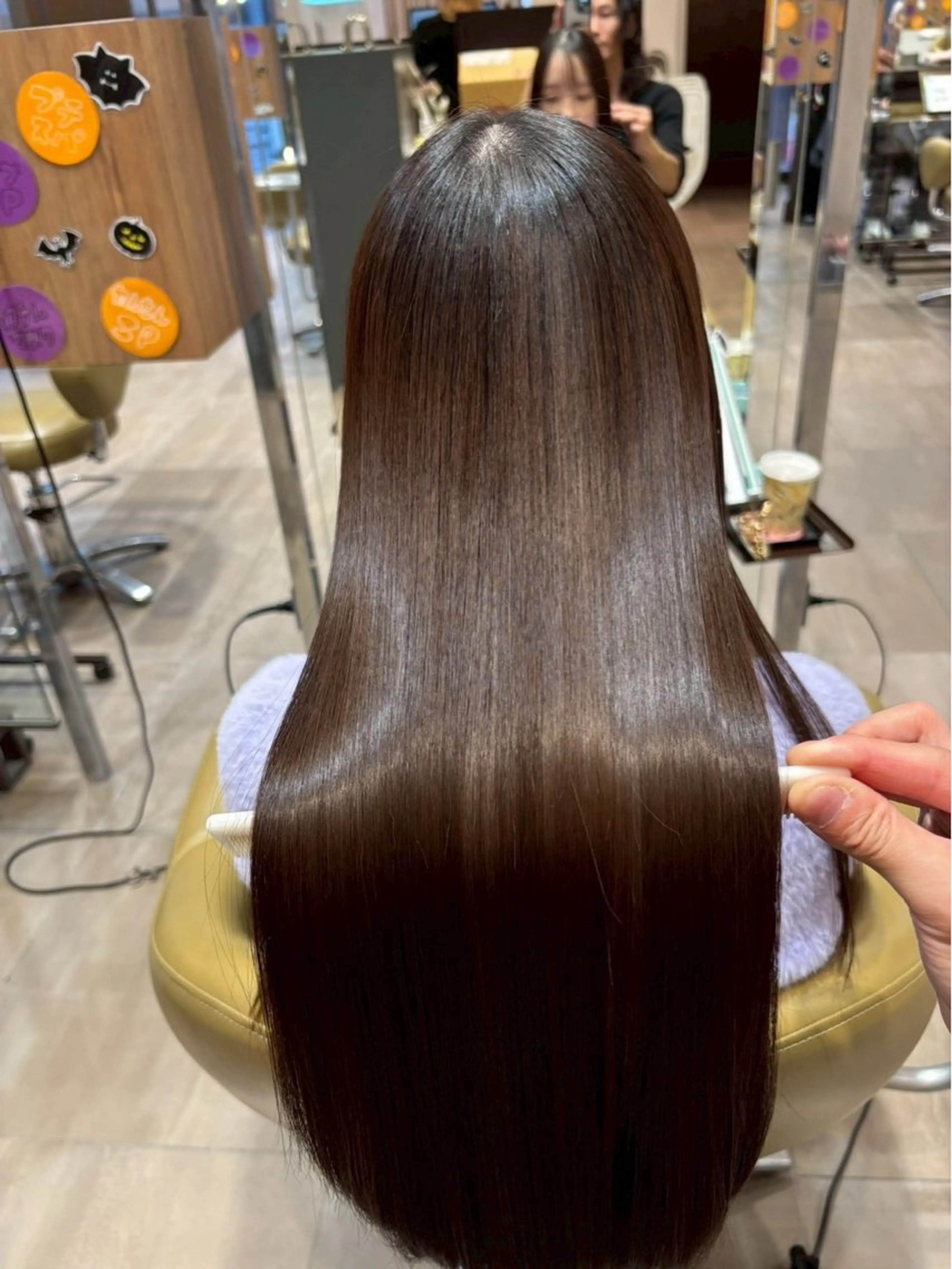 ロング ヘアカラー トリートメント 茶谷 沙穂のヘアスタイル