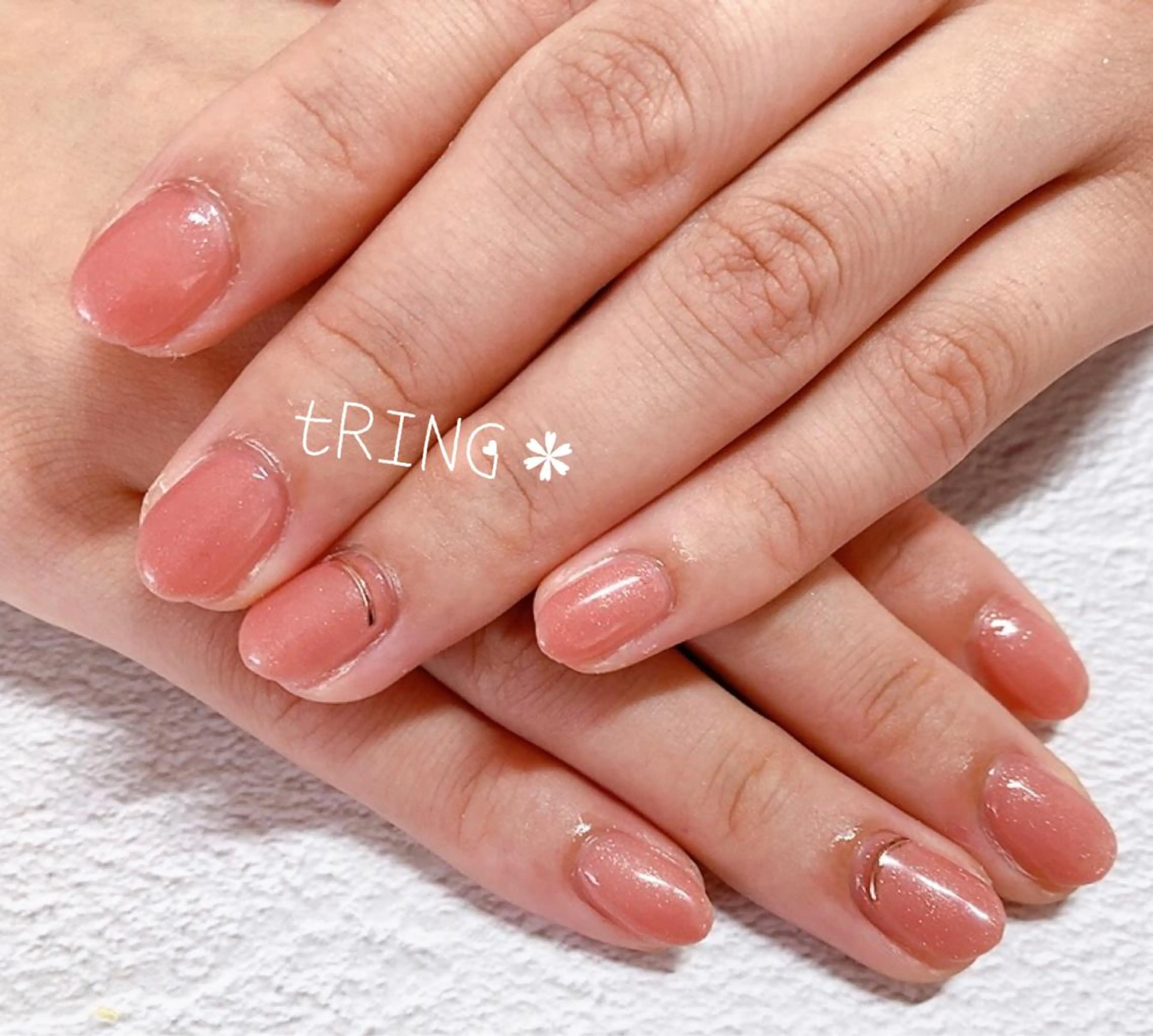 ネイル ハンドネイル tRING＊ しいの木台のネイルデザイン