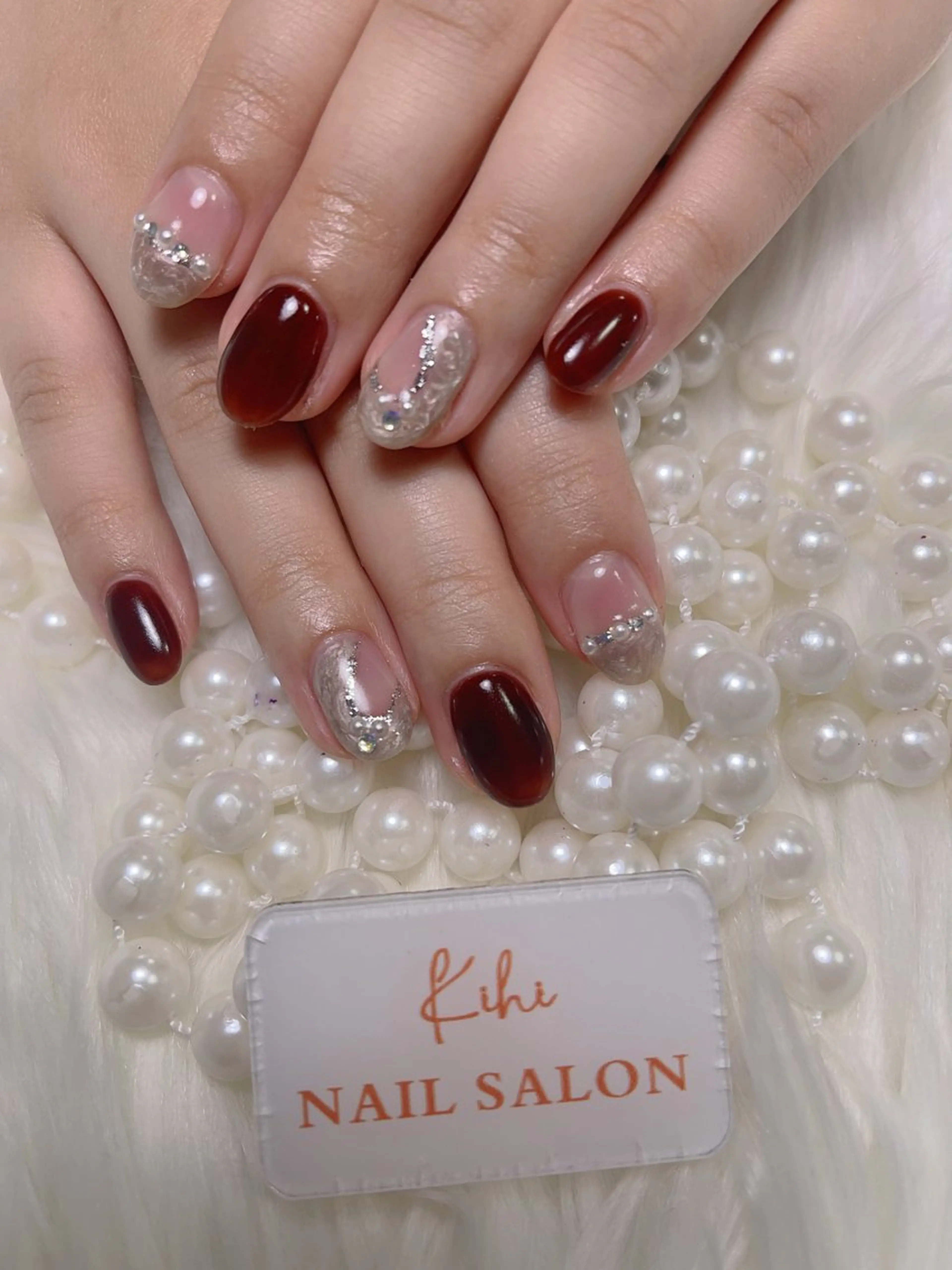 ネイル ハンドネイル ハンドケア さくら💮💮 【オフ無料】のネイルデザイン