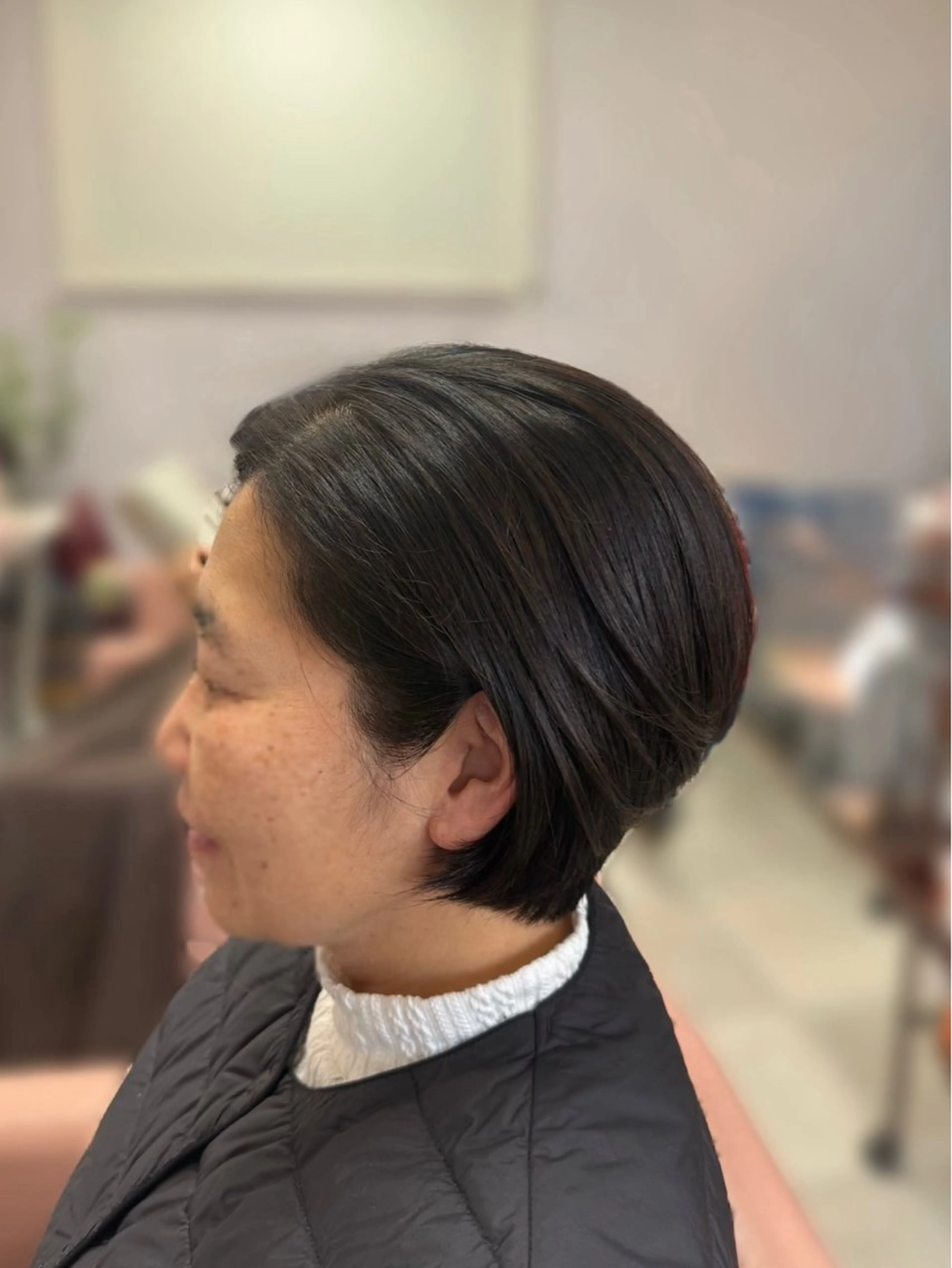 ショート ショートボブ ボブ ショートヘア 河本 正美のヘアスタイル