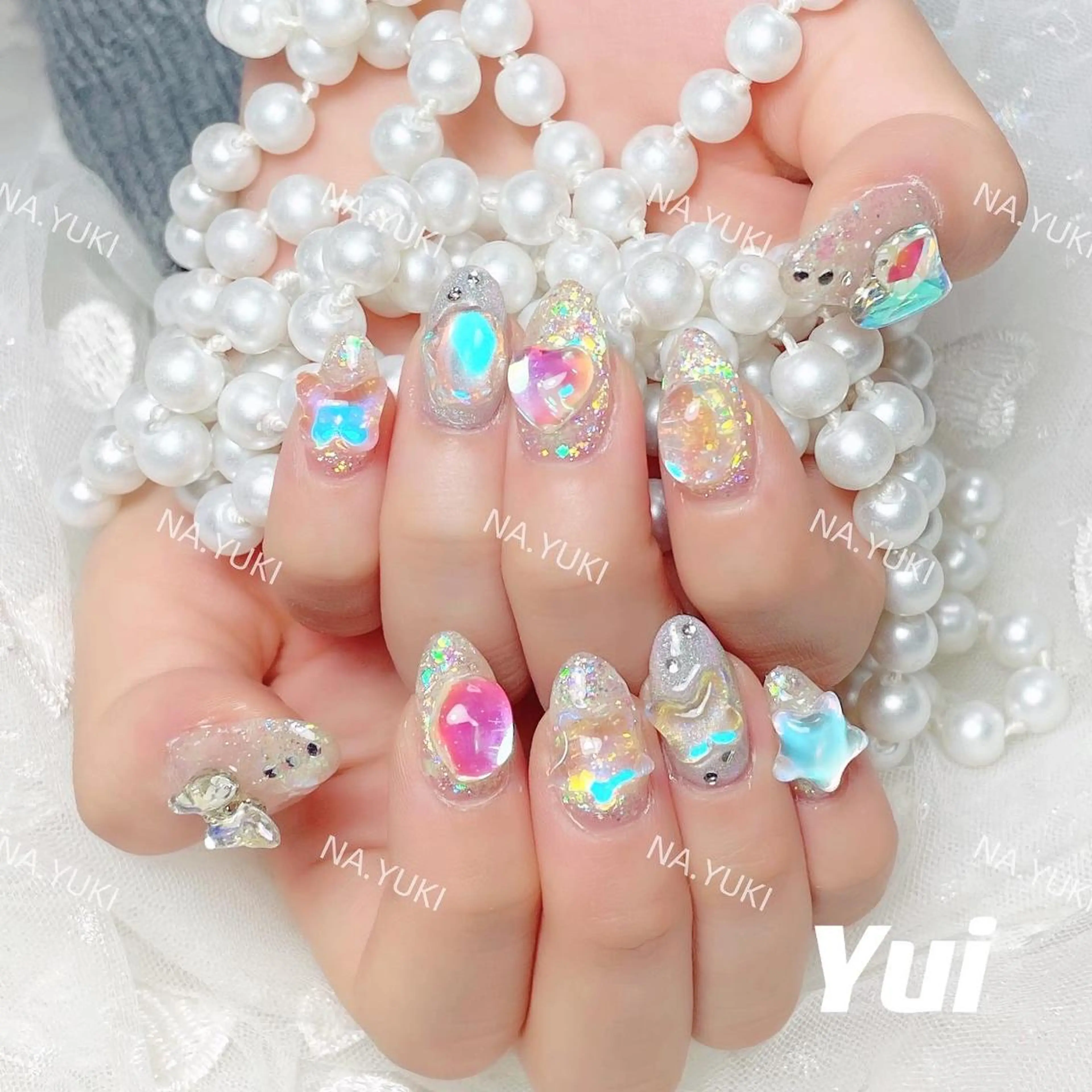 ネイル ハンドネイル 🦋 Queenieのネイルデザイン