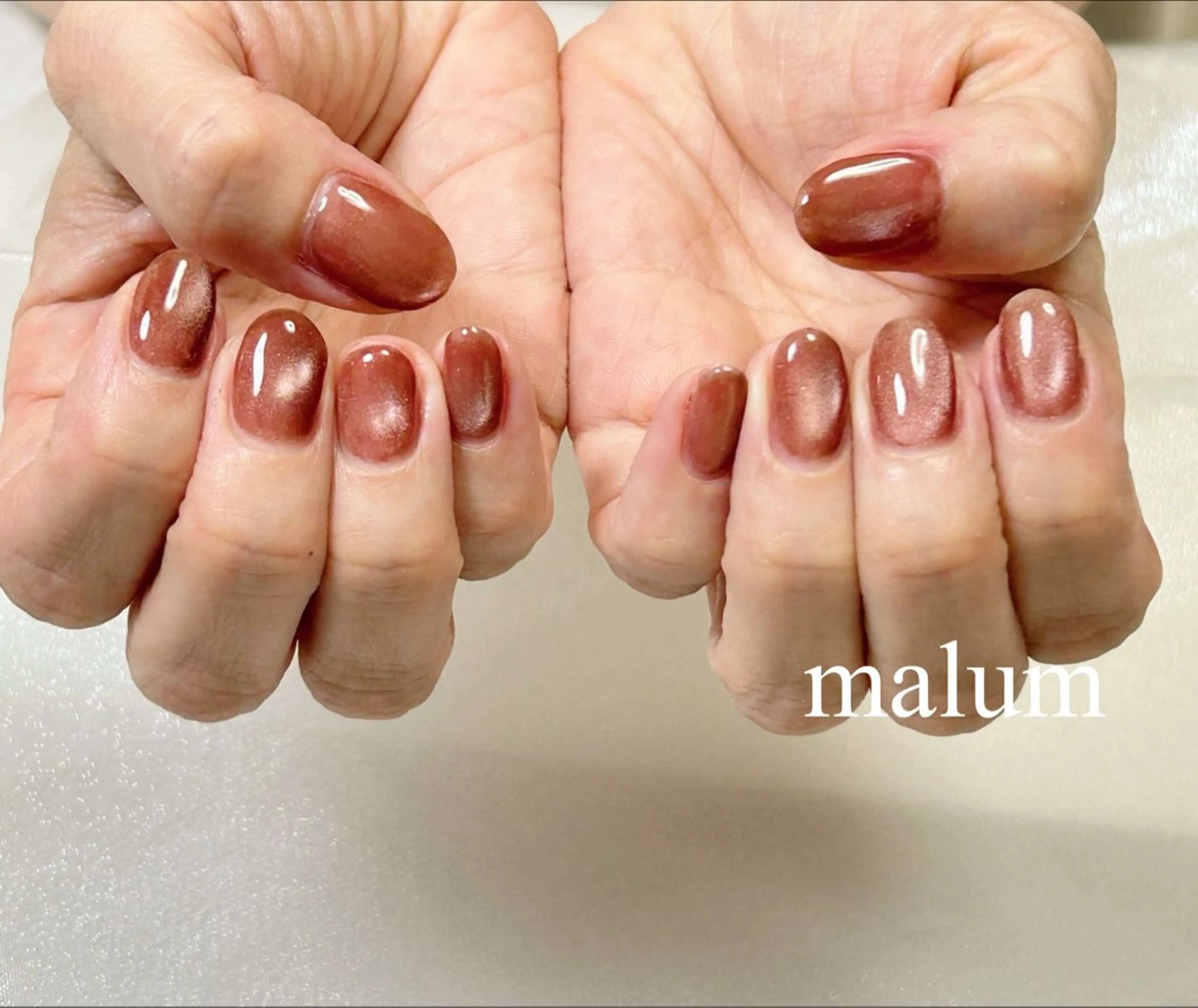ネイル マグネットネイル malum nailのネイルデザイン