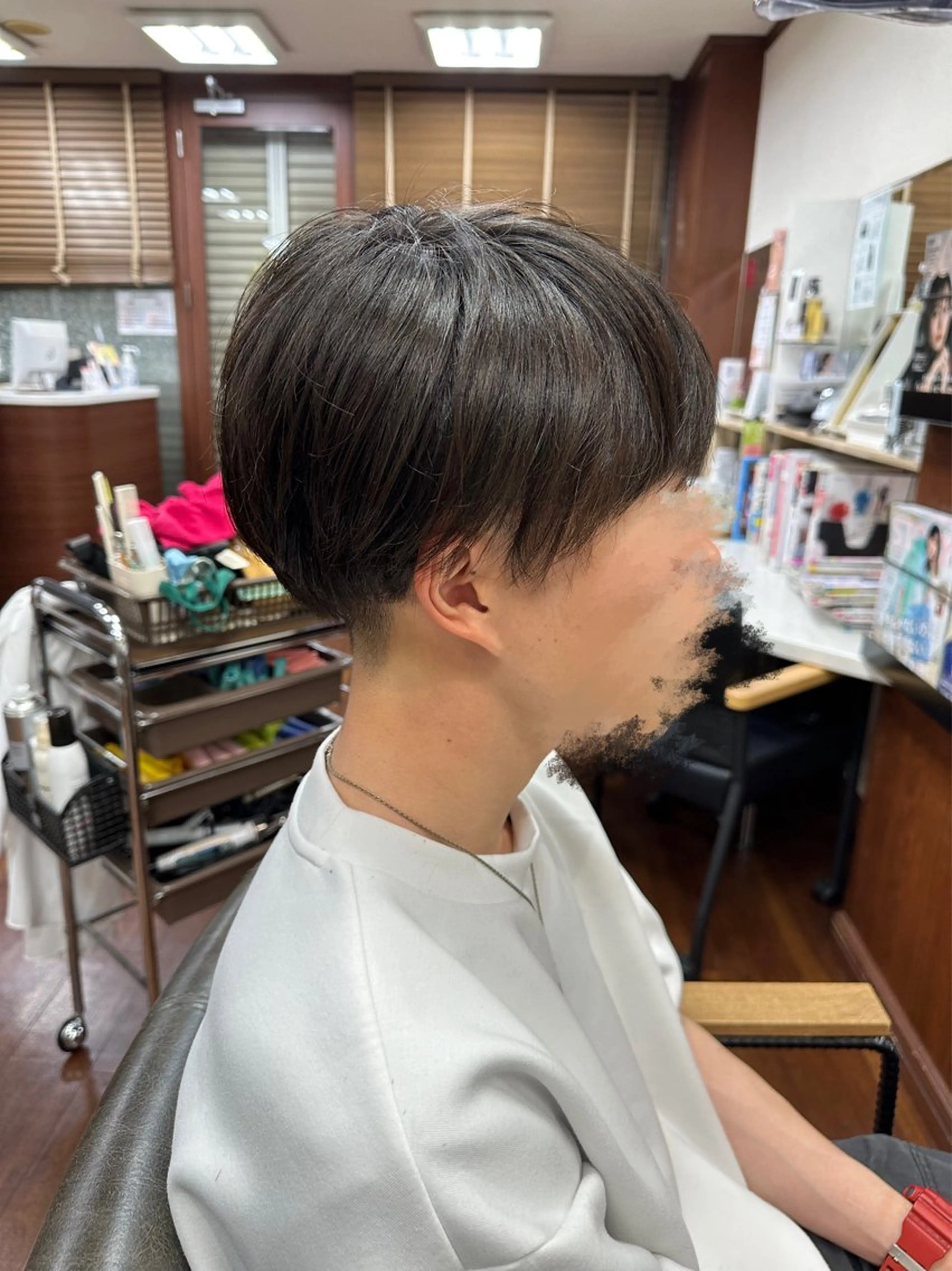 メンズ マッシュ ツーブロック BAROA中村橋所属・濱野 黎士のヘアスタイル