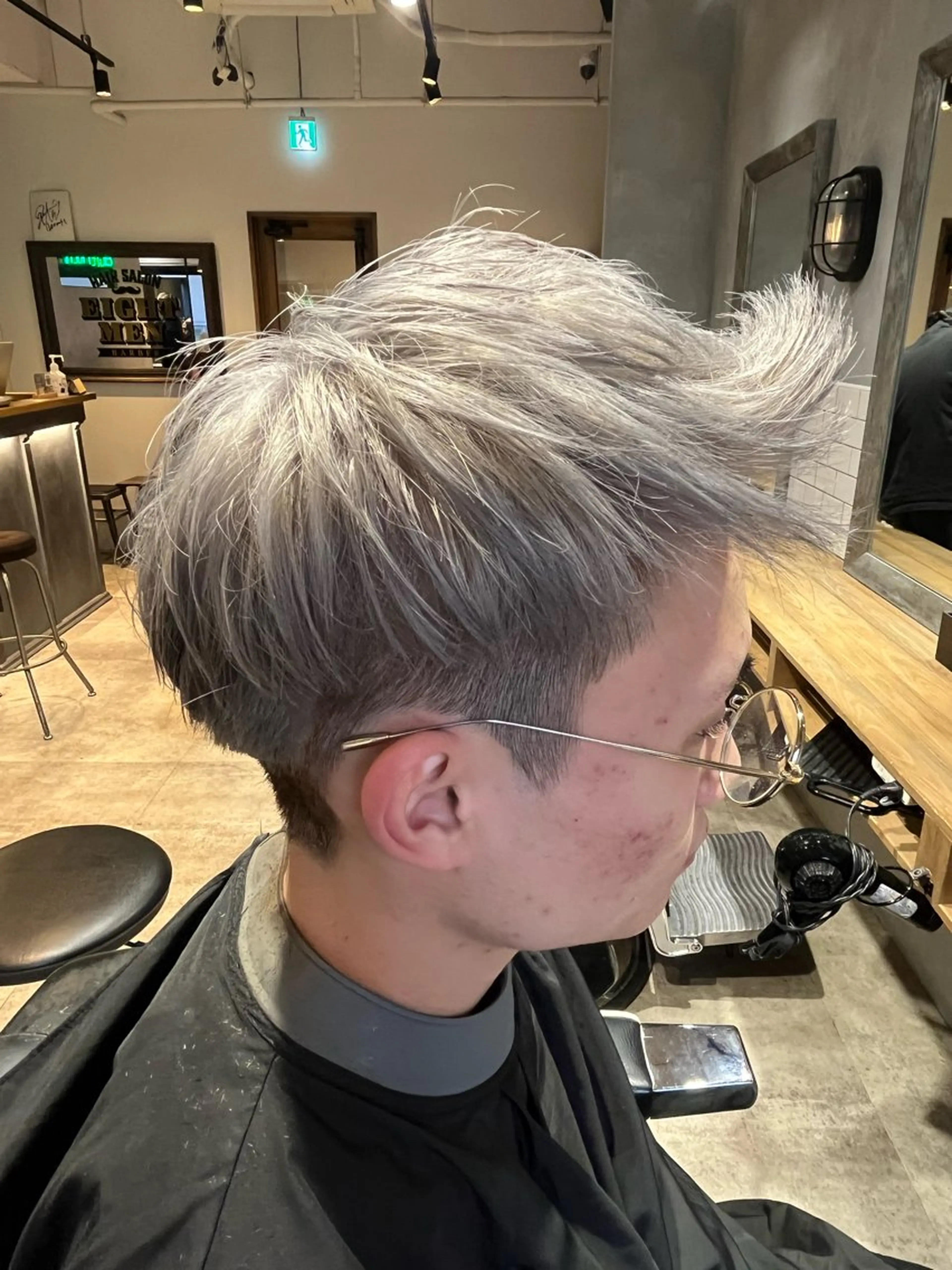 カラー メンズ ヘアカラー men's パーマ特化のヘアスタイル