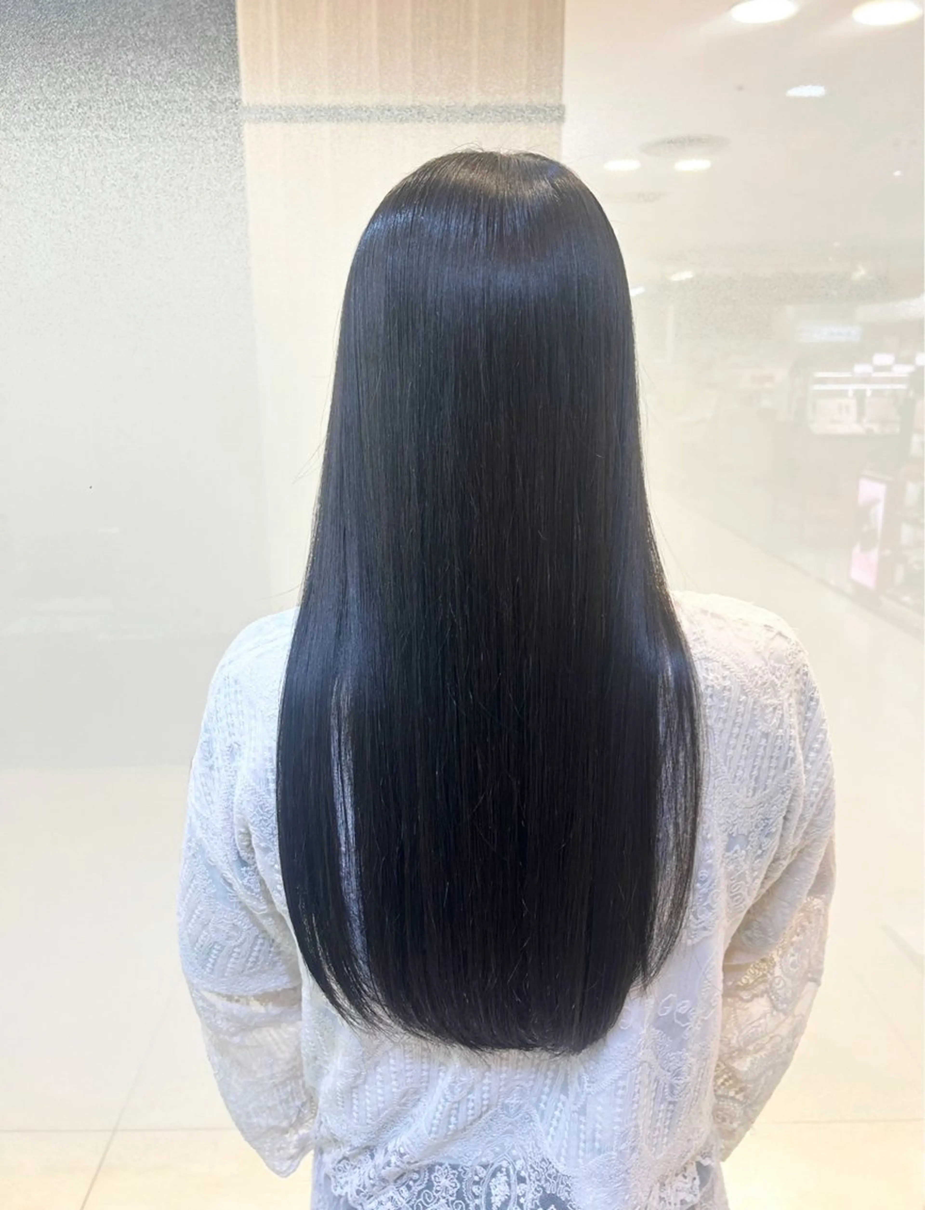 ロング パーマ カット 縮毛矯正 トリートメント 髪質改善/縮毛矯正 ササキナツミのヘアスタイル