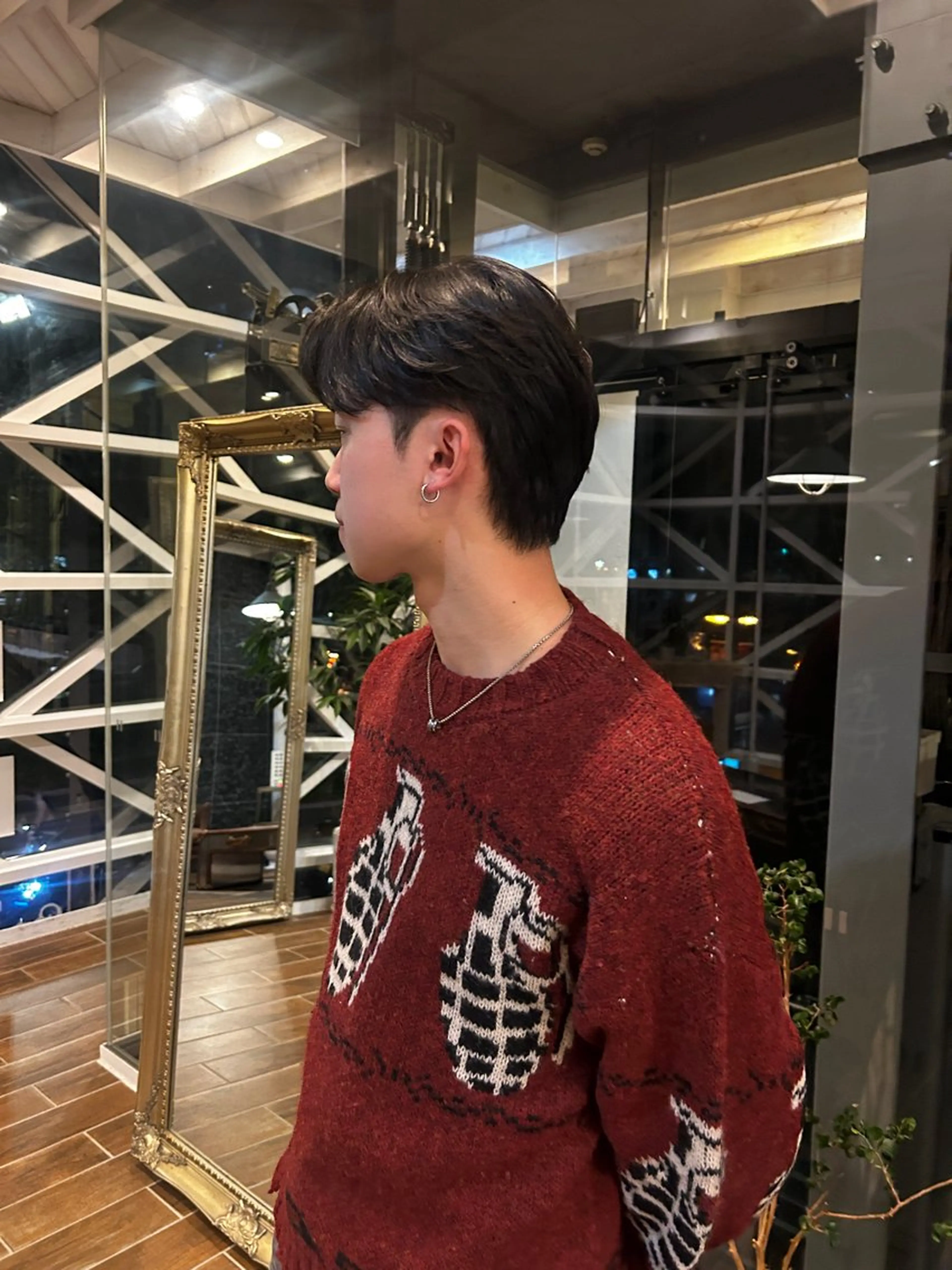 メンズ メンズ韓国風 西 優衣奈のヘアスタイル