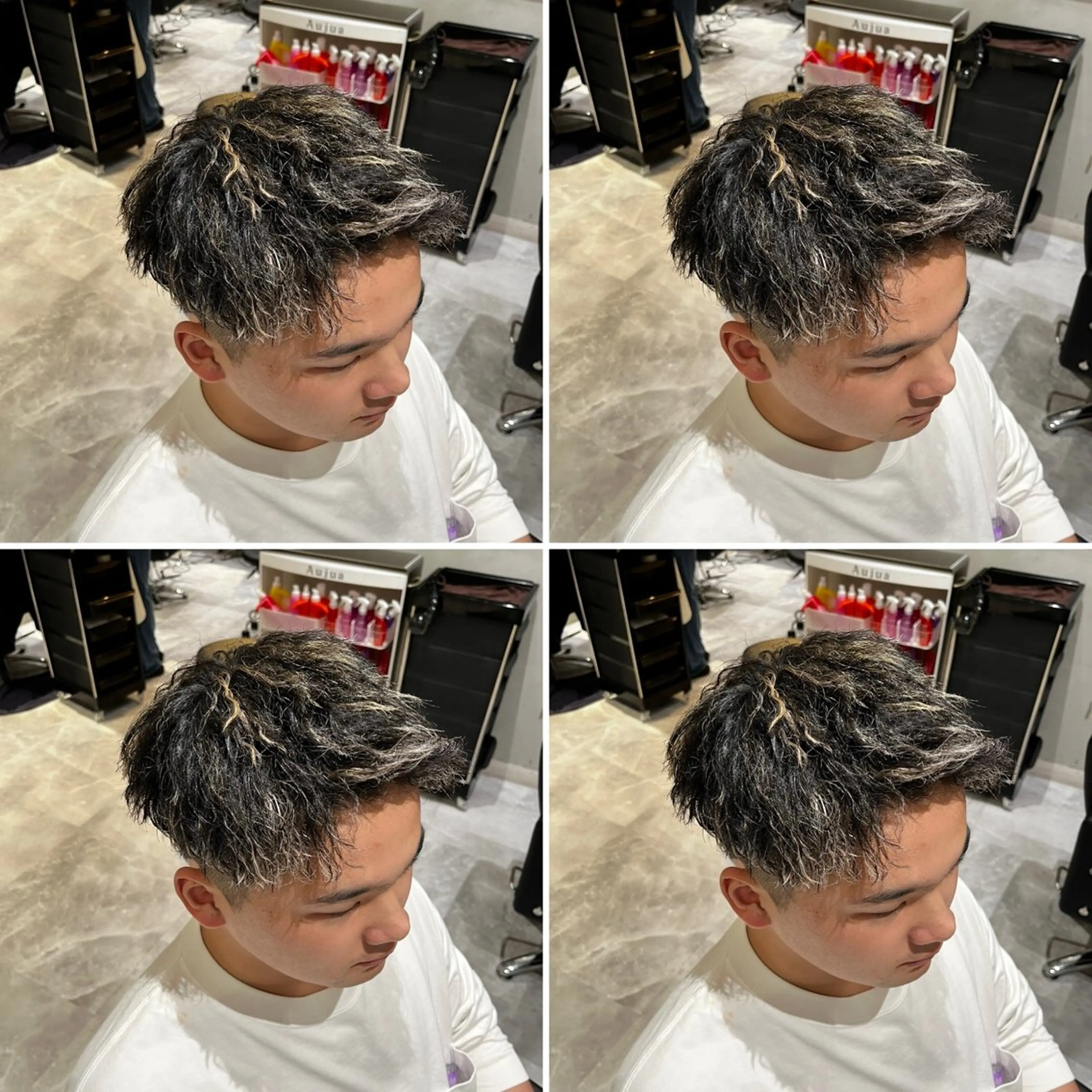 パーマ メンズ カット パーマ トリートメント ヘアセット 👑メンズパーマ特化 店長望月謙二郎👑のヘアスタイル