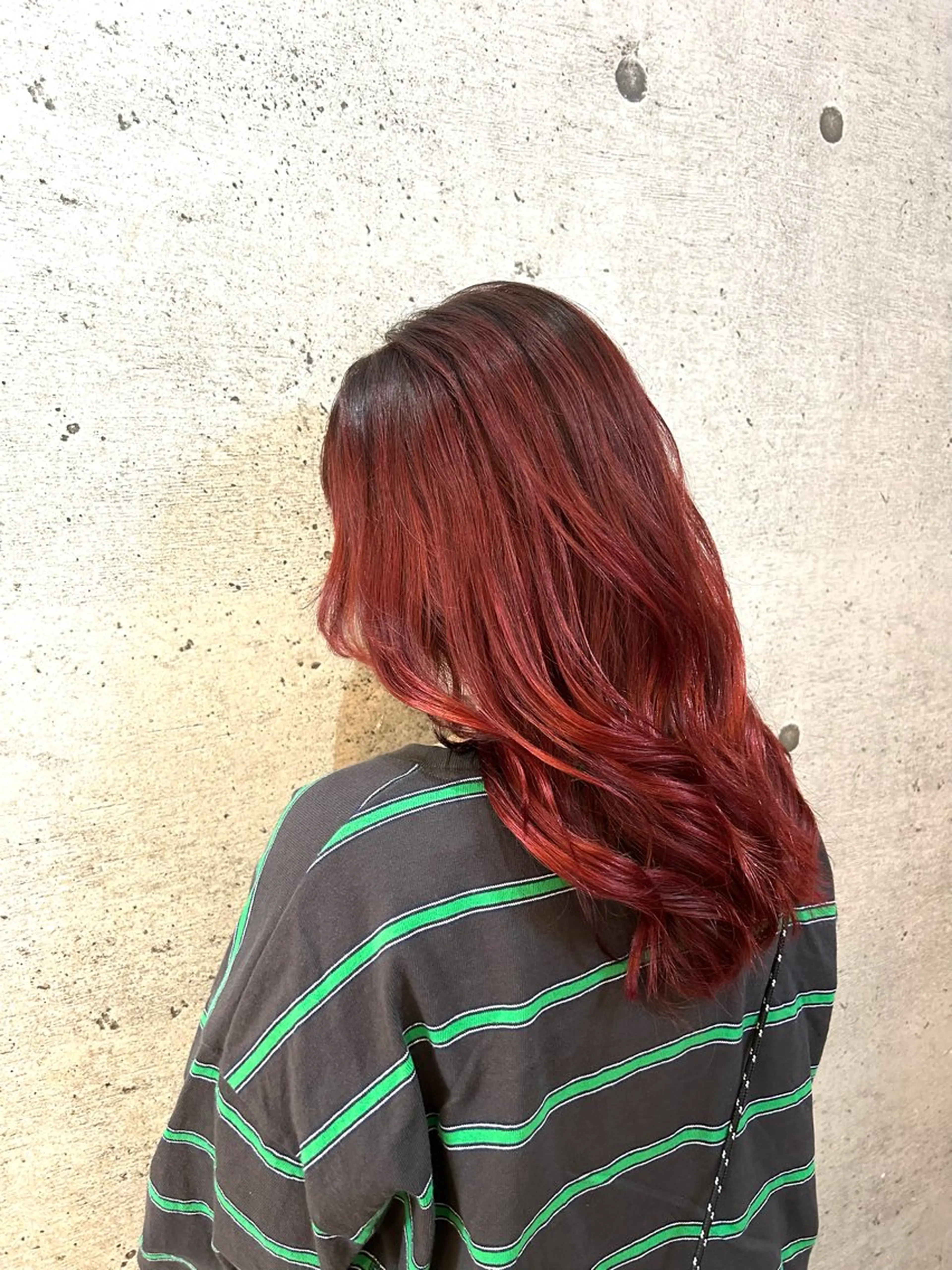 ロング ヘアカラー トリートメント ✨髪質改善✨ 松田 愛莉のヘアスタイル