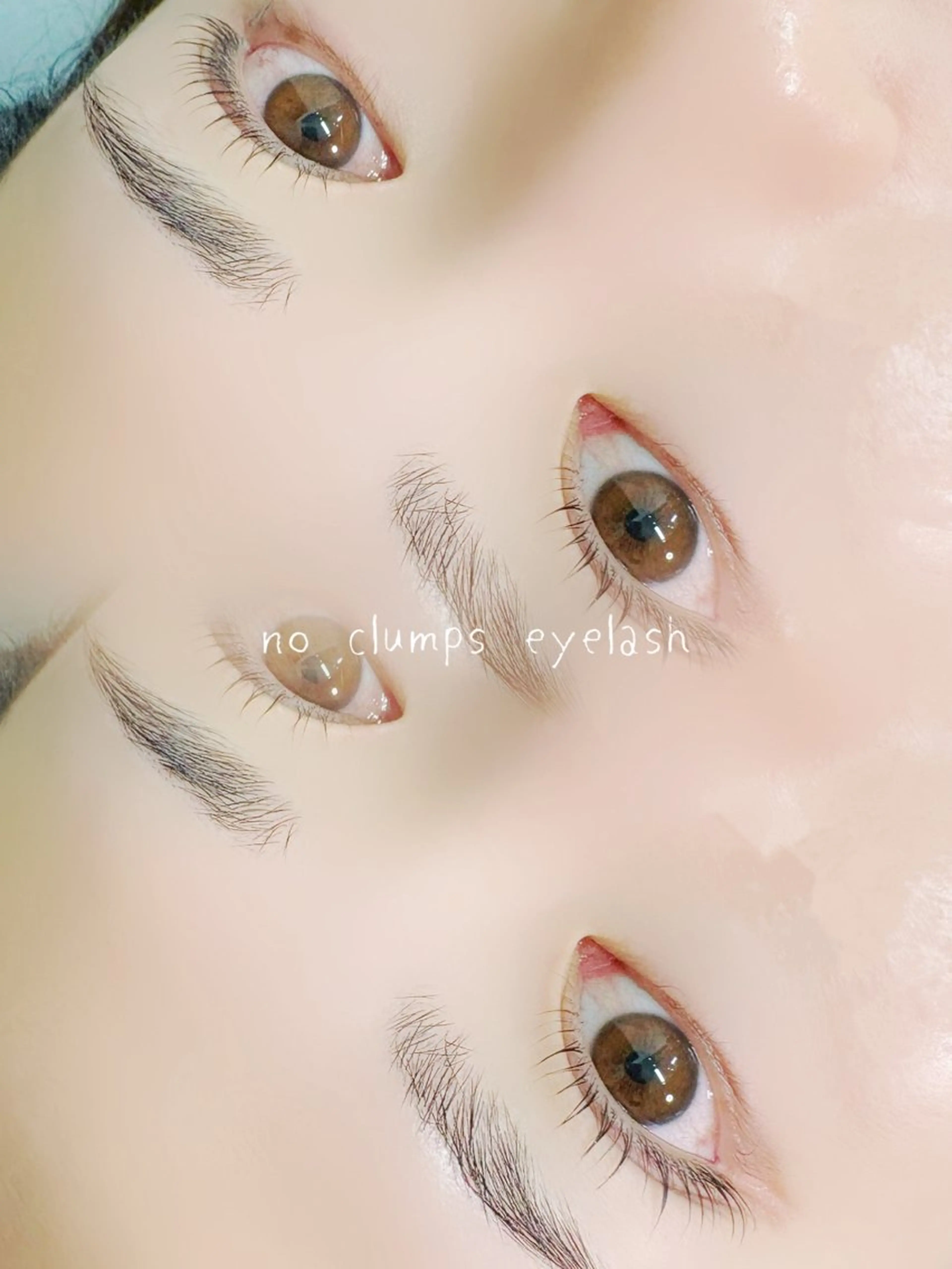 まつ毛パーマ上下の写真