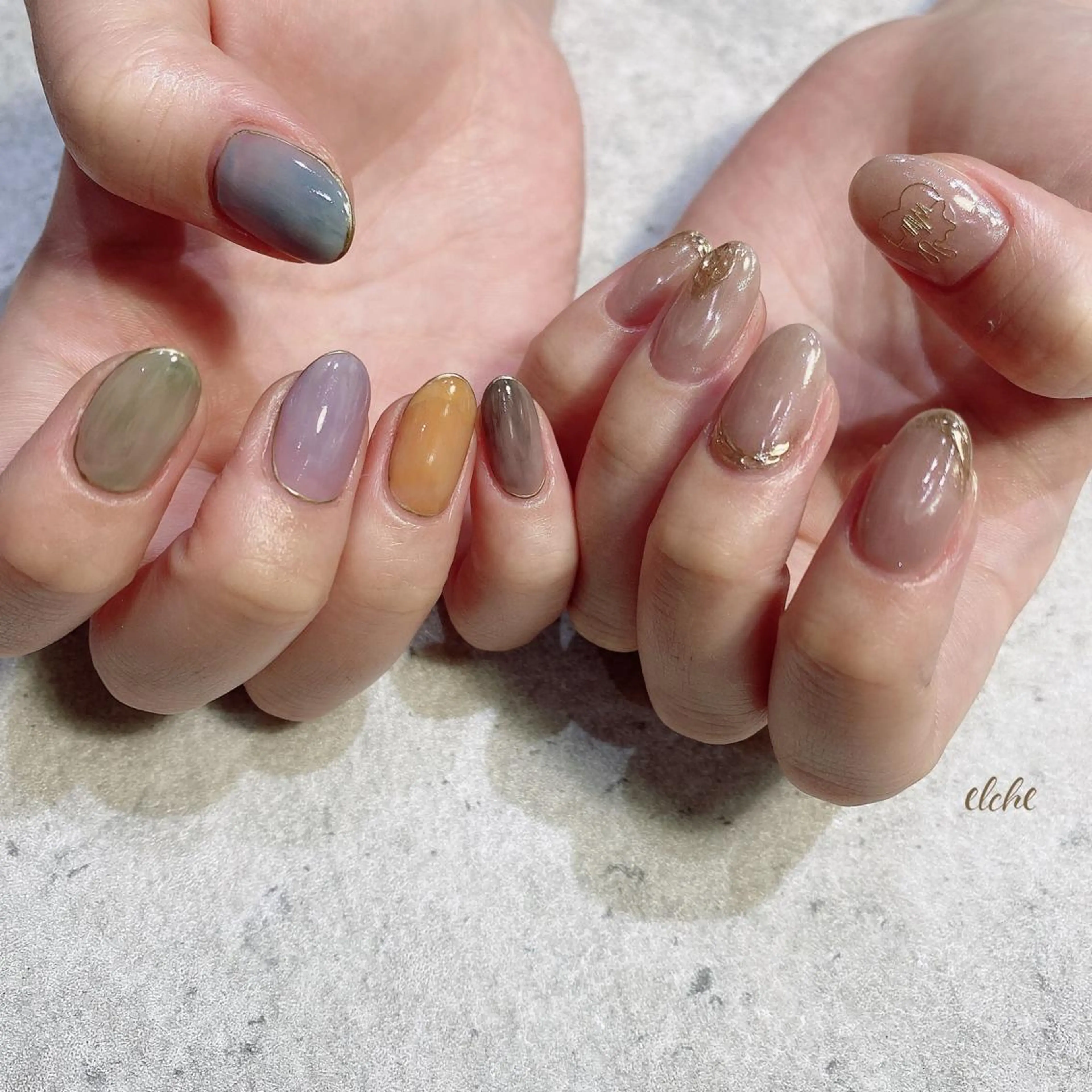 ネイル Rio 𓍼のネイルデザイン