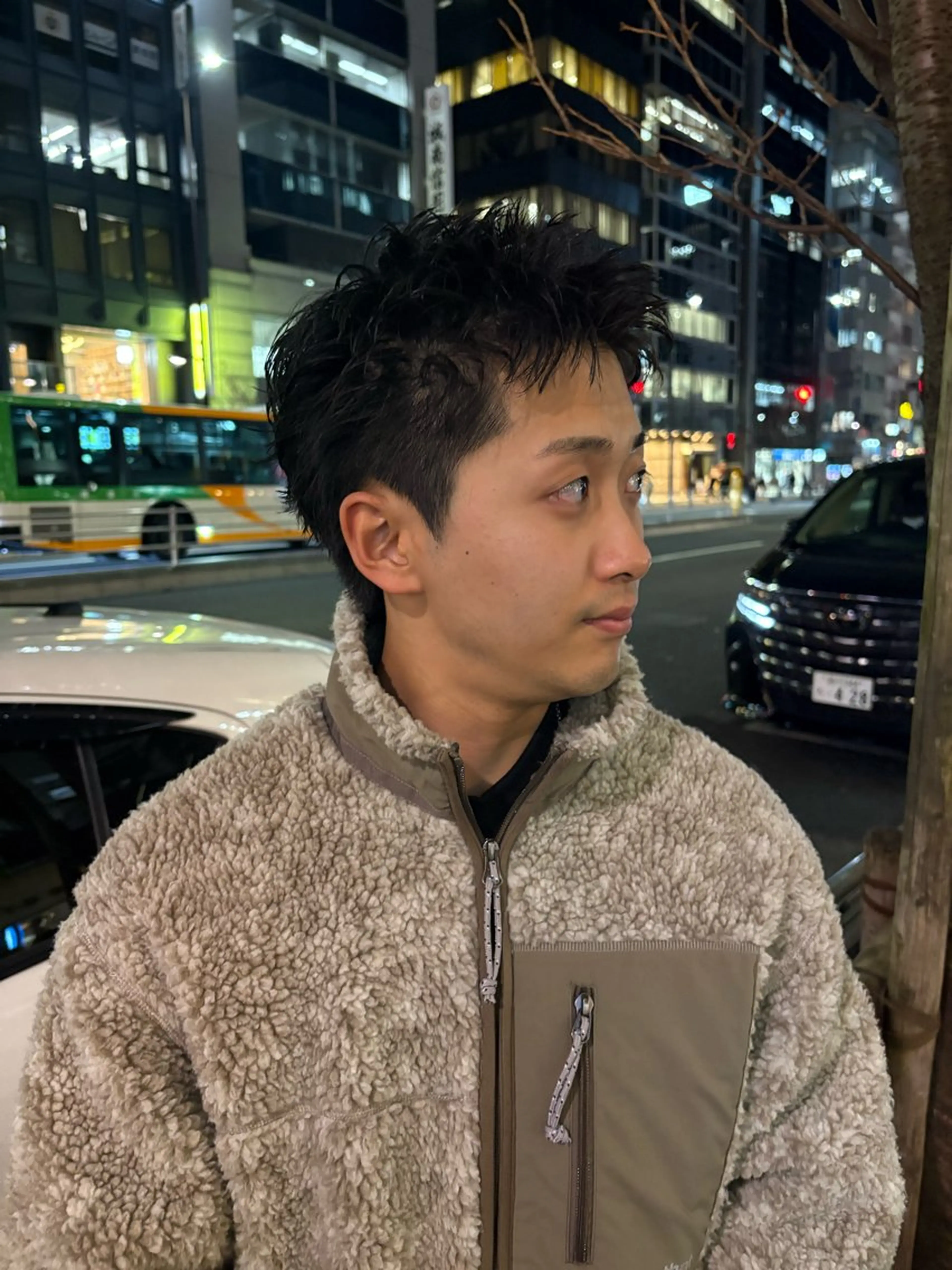 ショート パーマ メンズ メンズブリーチ フェザーパーマ メンズハイライト メンズインナーカラー メンズパーマ カット パーマ トリートメント charme所属・💈メンズ特化美容師 ✂︎伊藤大輝💈のヘアスタイル