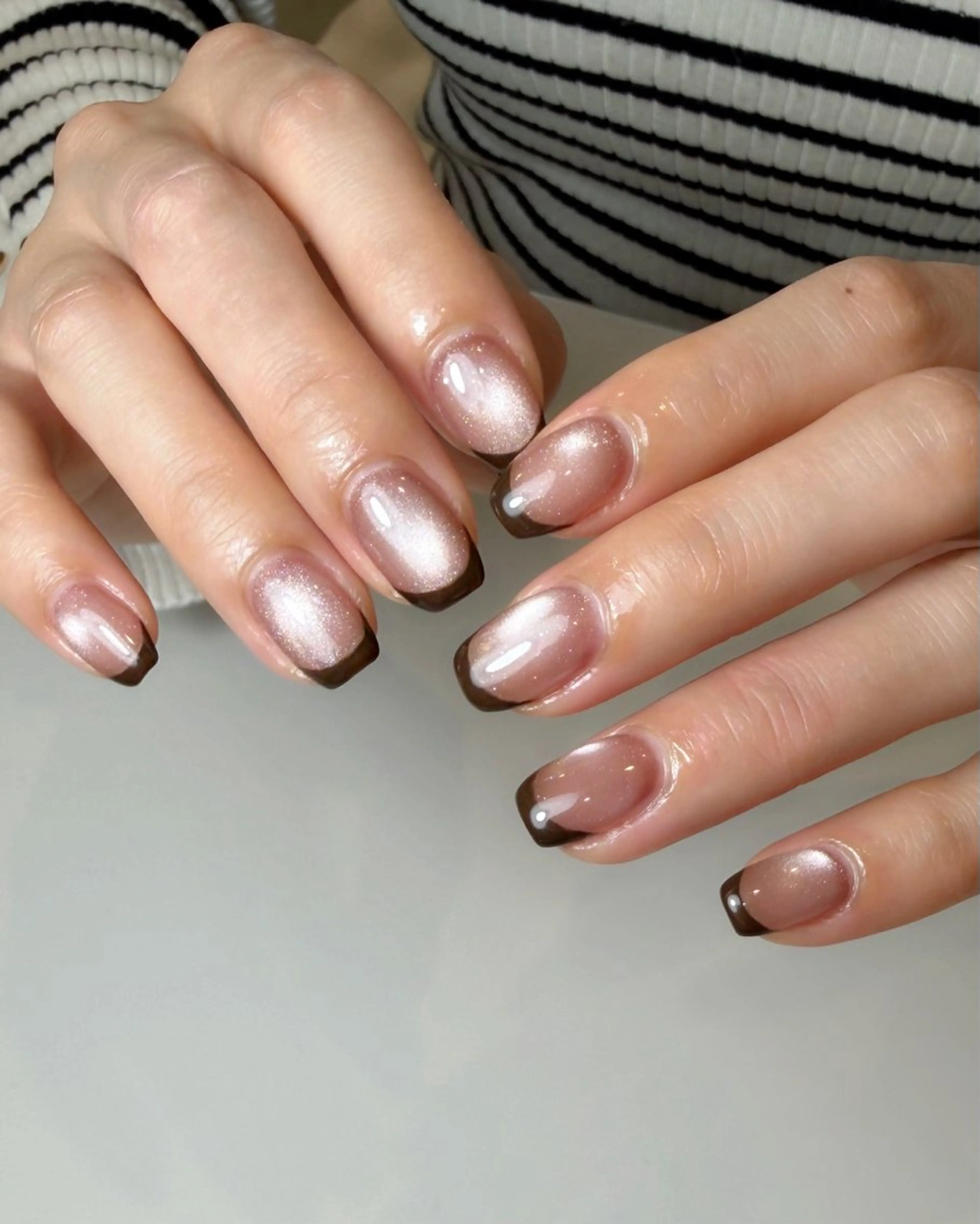 ネイル ハンドネイル Beauty salon Ryu・ange所属・PEARL ROSE パールローズのネイルデザイン