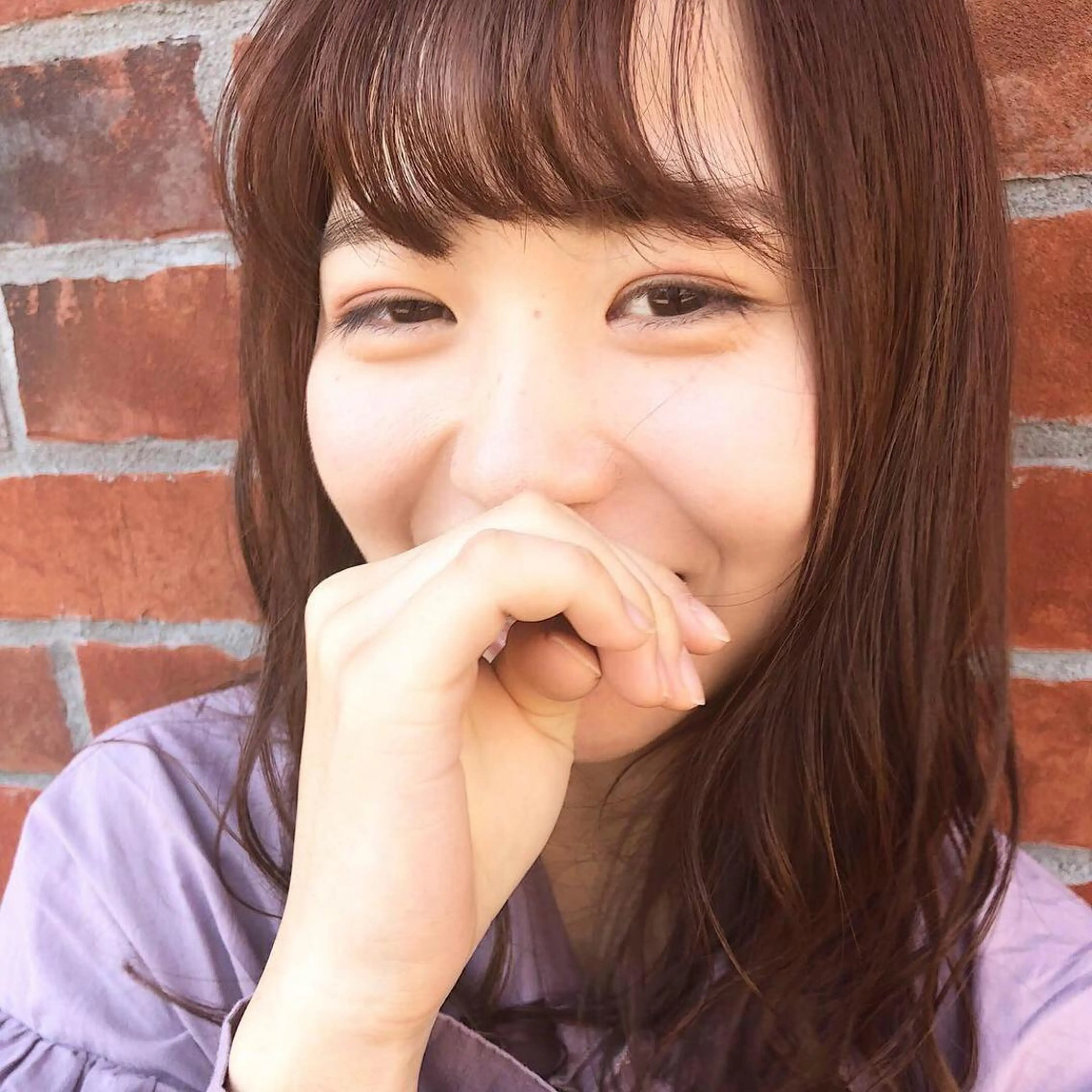 セミロング カラー パーマ HAUS 片山みほのヘアスタイル