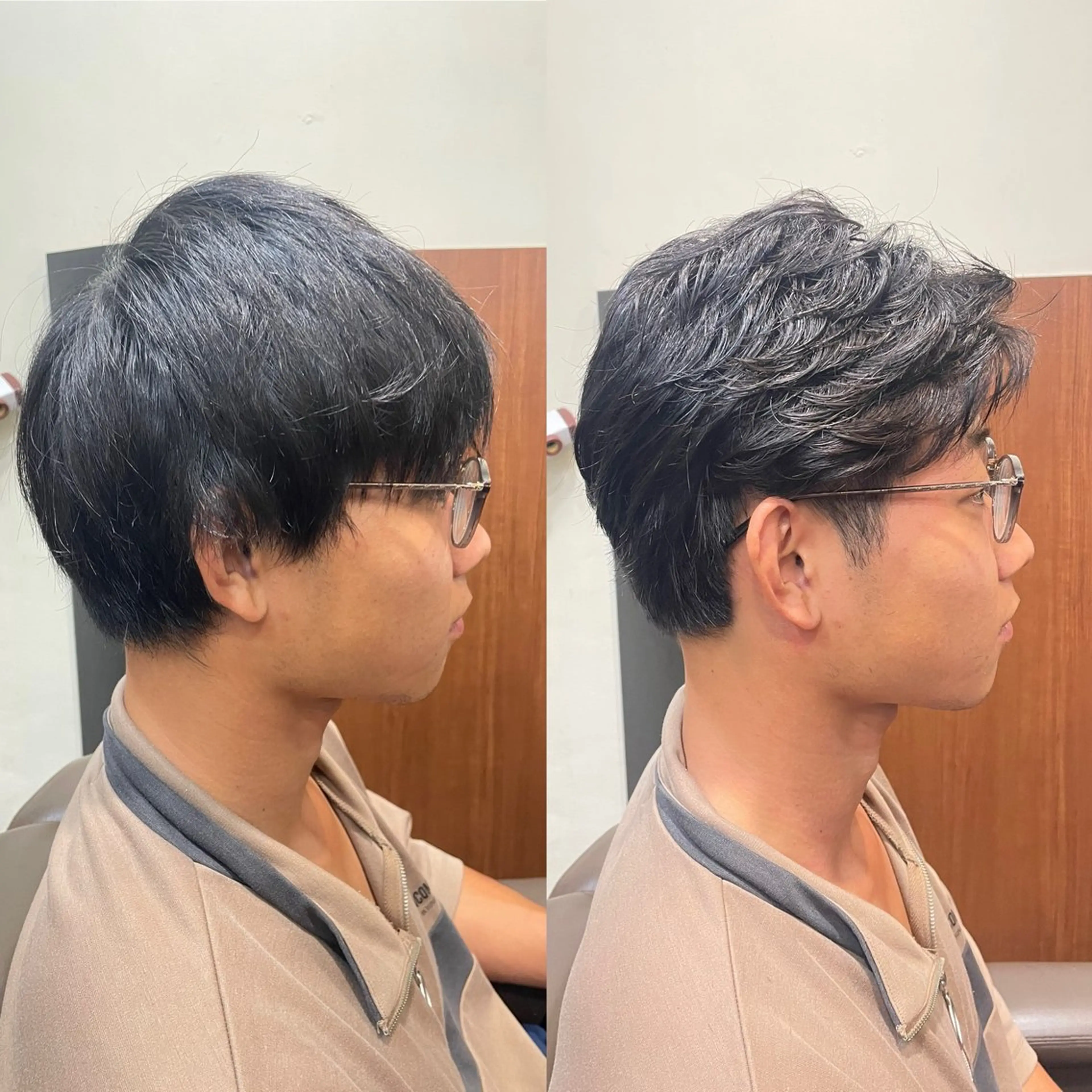 ショート パーマ カット パーマ トレサンパ所属・💈トレサンパ 💈金山駅✂︎愛実のヘアスタイル