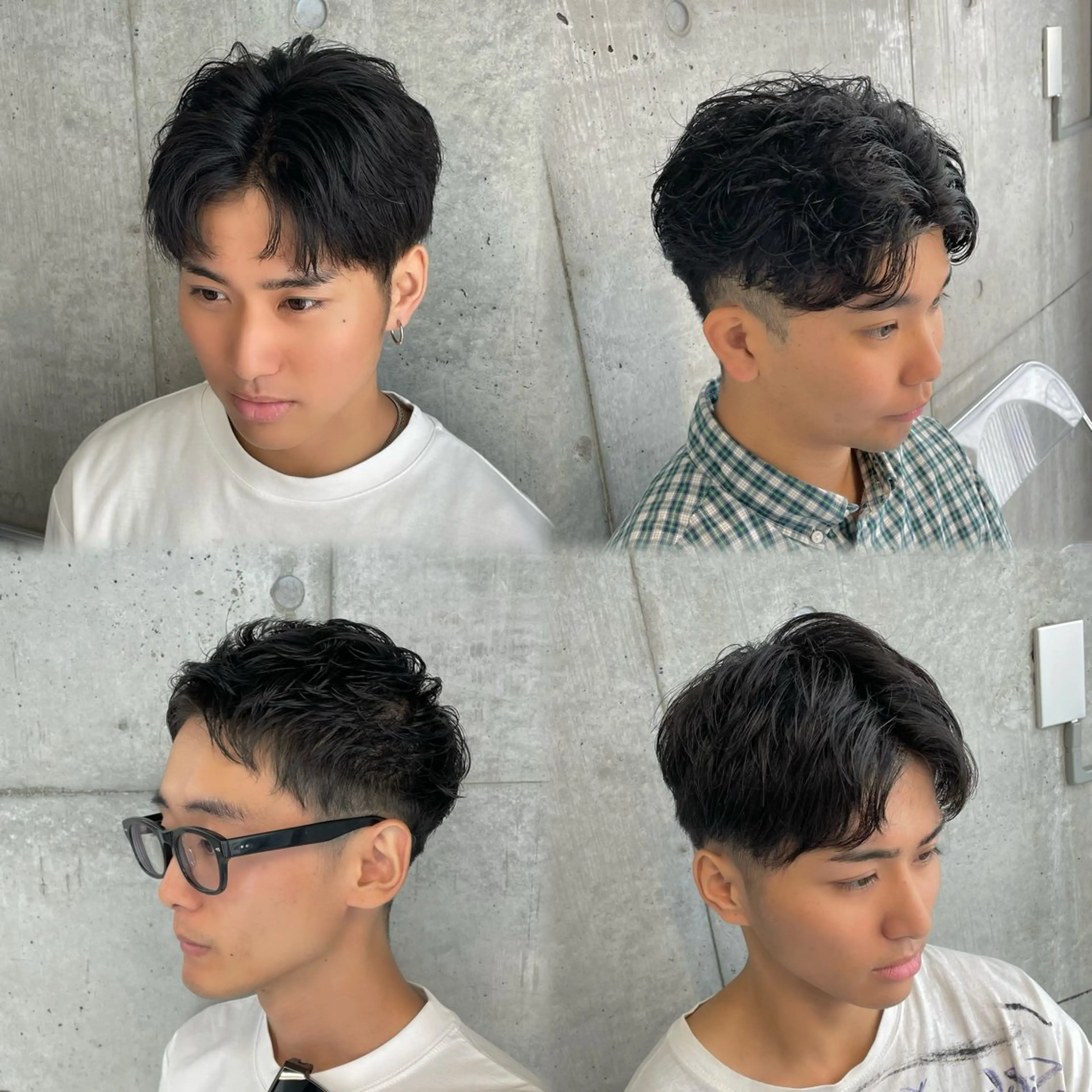 【男性人気No.3👑】似合わせメンズカット👦🏻〈#韓国#センターパート#マッシュ#ショート#ミニモ学割〉の写真