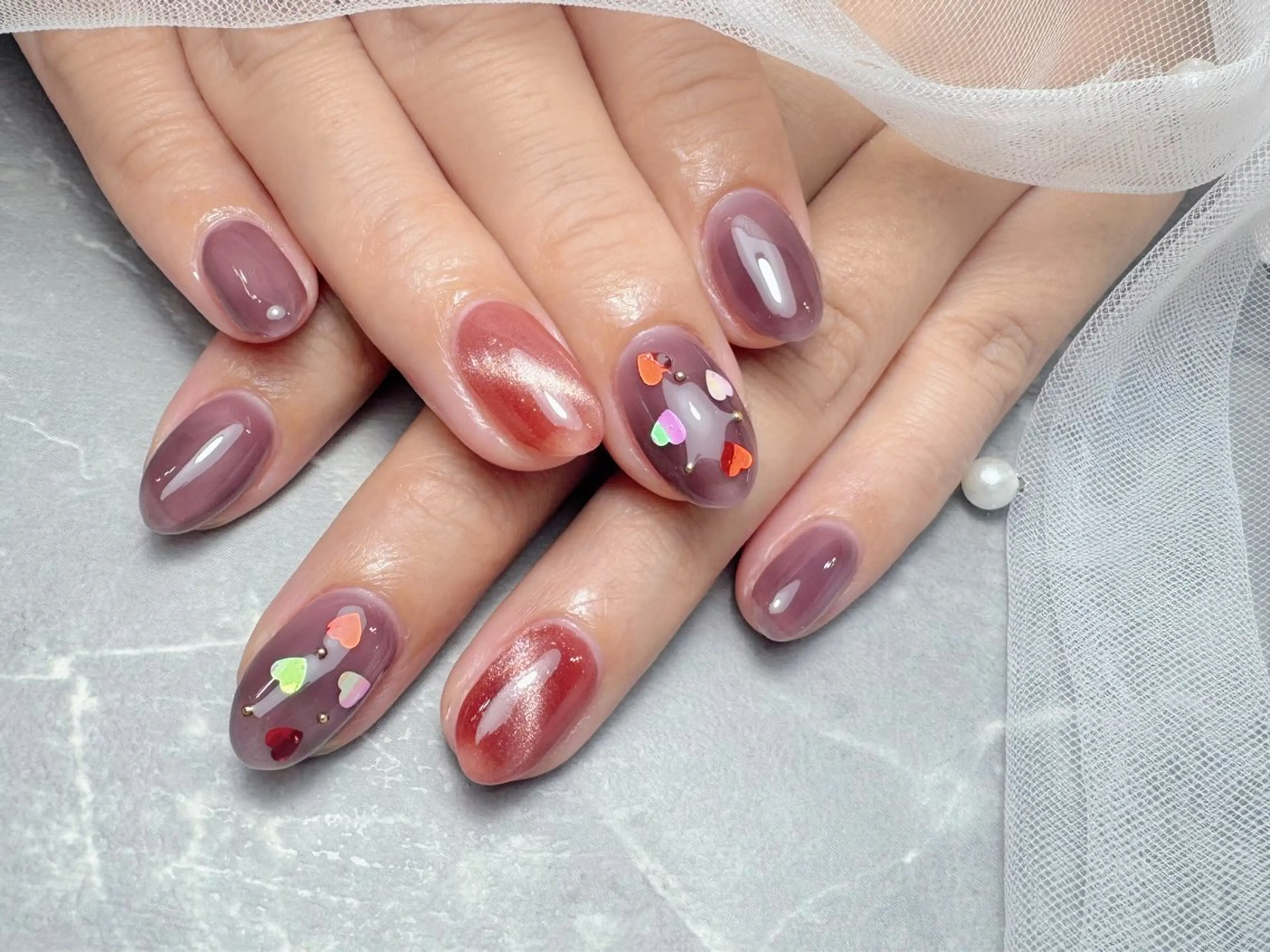 ネイル ハンドネイル マジックミラー所属・マジック ミラーのネイルデザイン