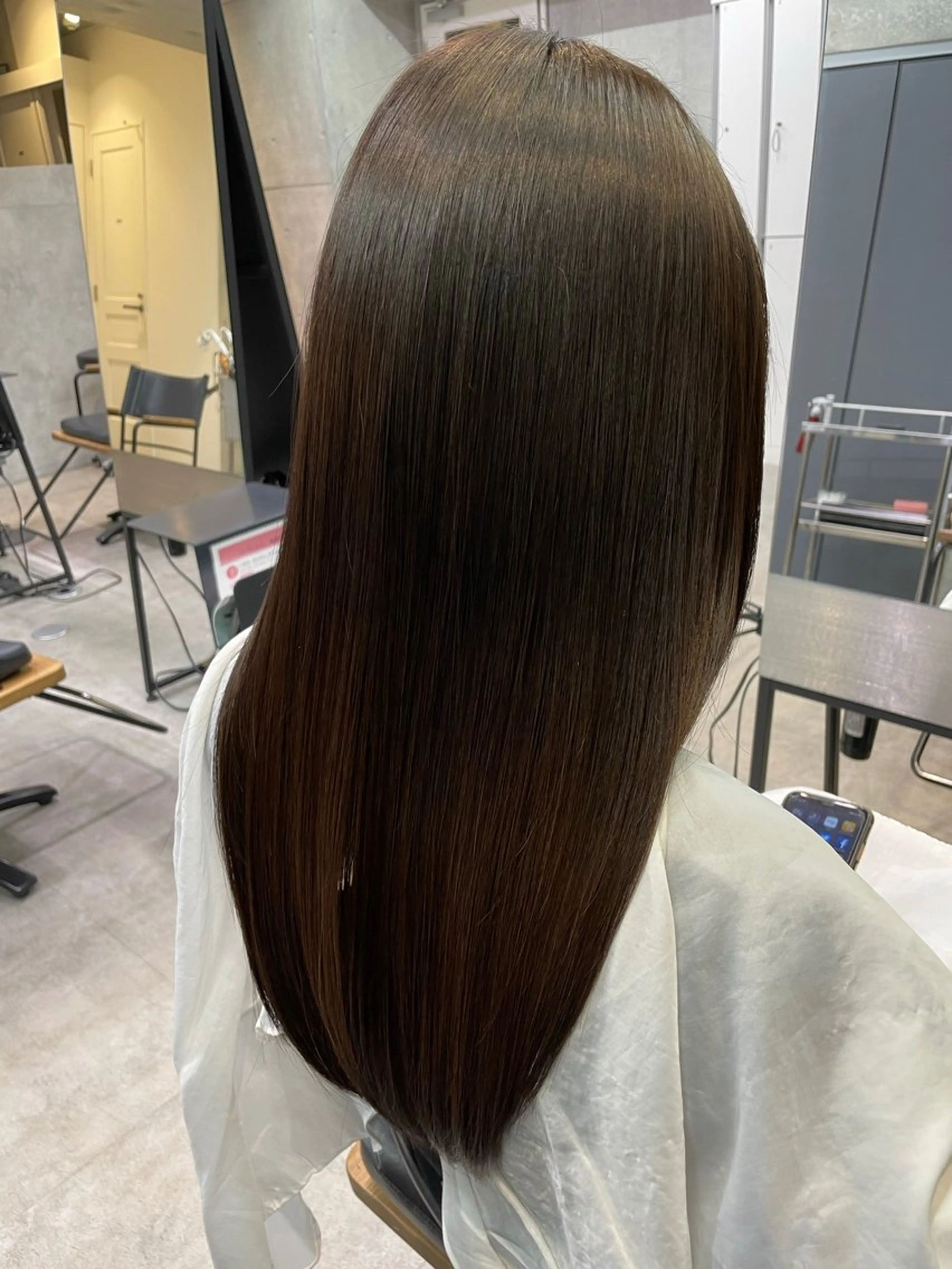 ロング 韓国レイヤー/透明感 /髪質改善/アジキのヘアスタイル