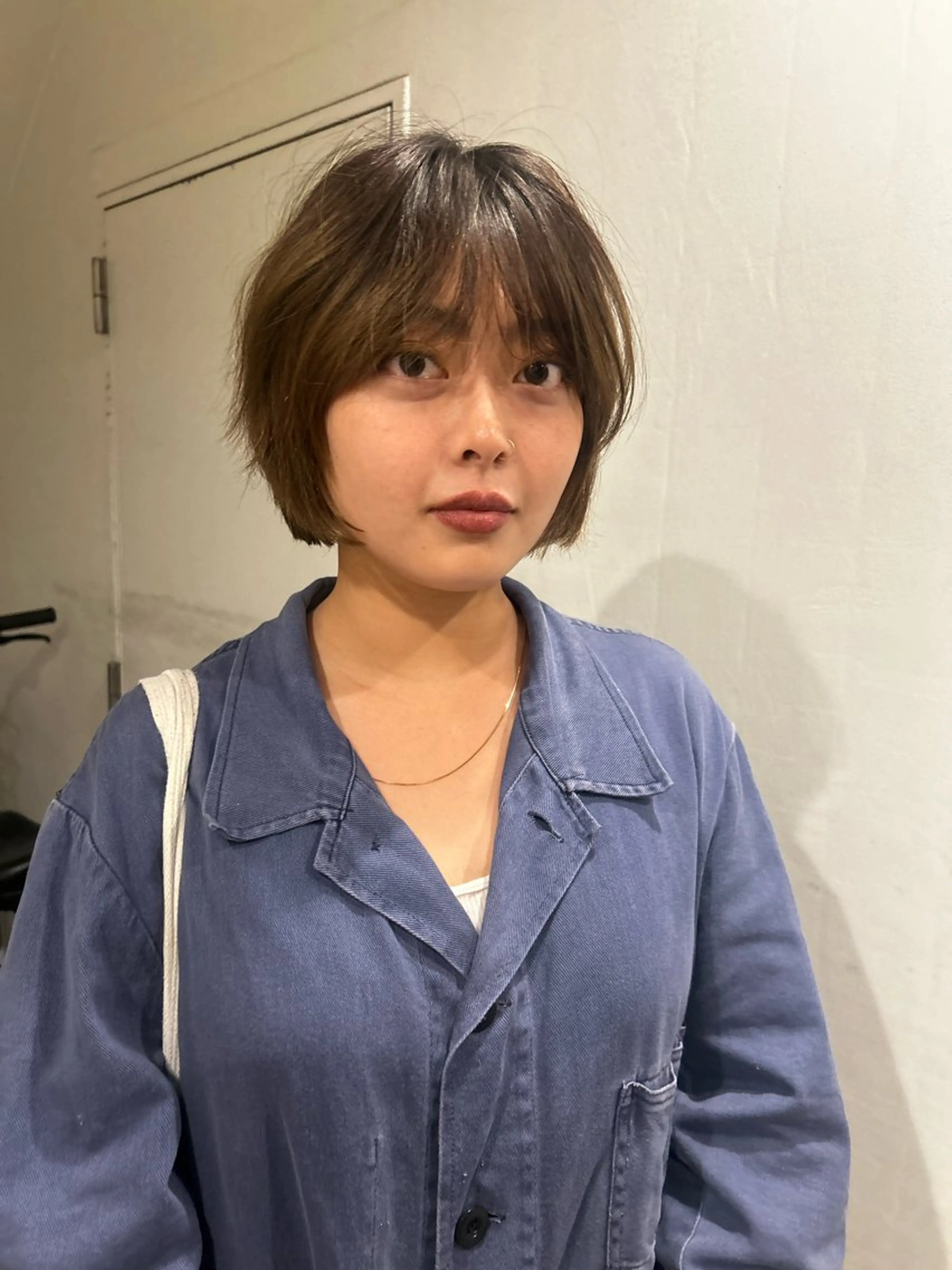 ショート hen所属・心斎橋/レイヤー/ ブリーチ/モエのヘアスタイル