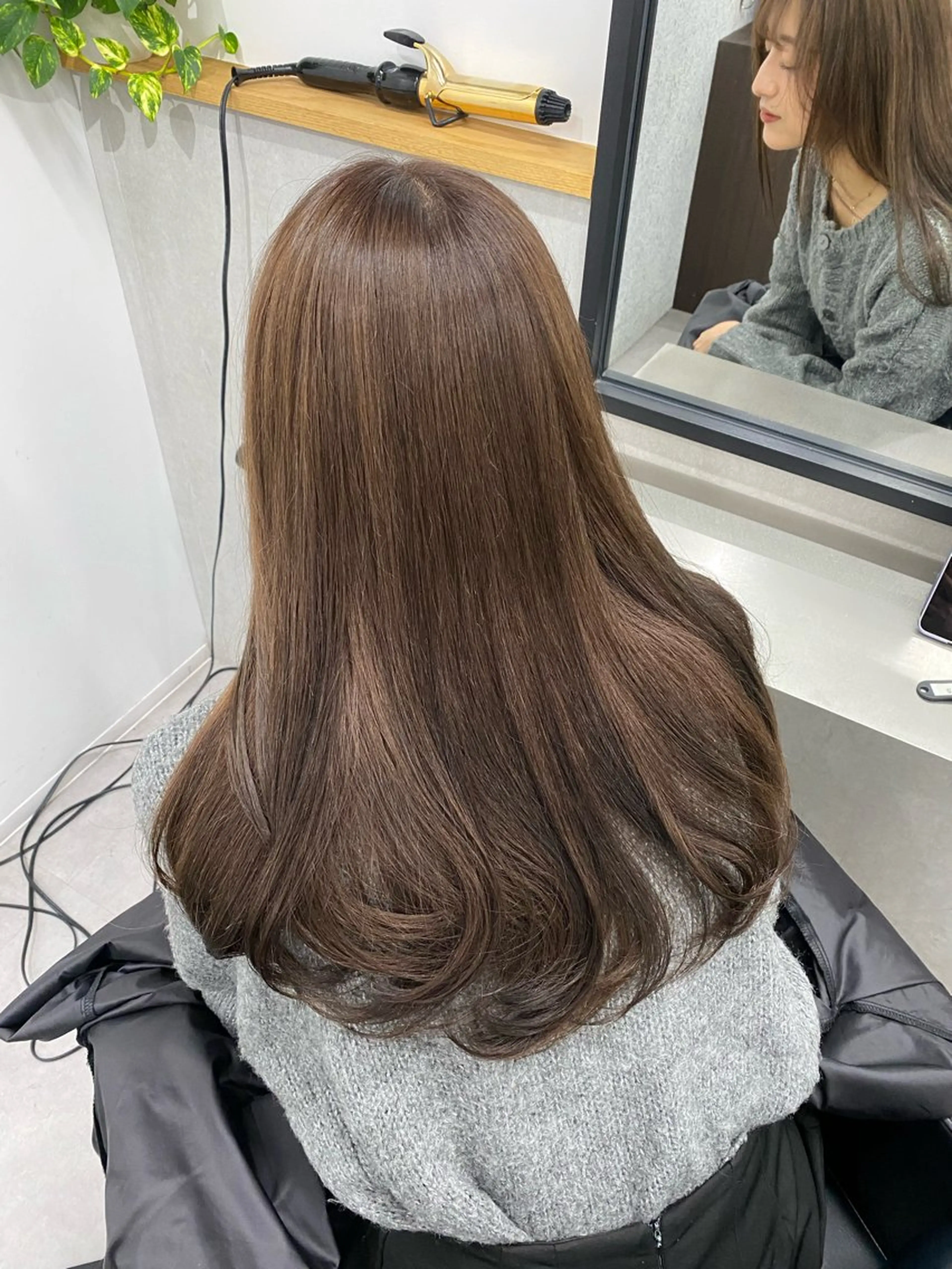 ロング カラー ブリーチ ダブルカラー ブリーチなしカラー ちえみ/ ボブ・ショート募集中のヘアスタイル