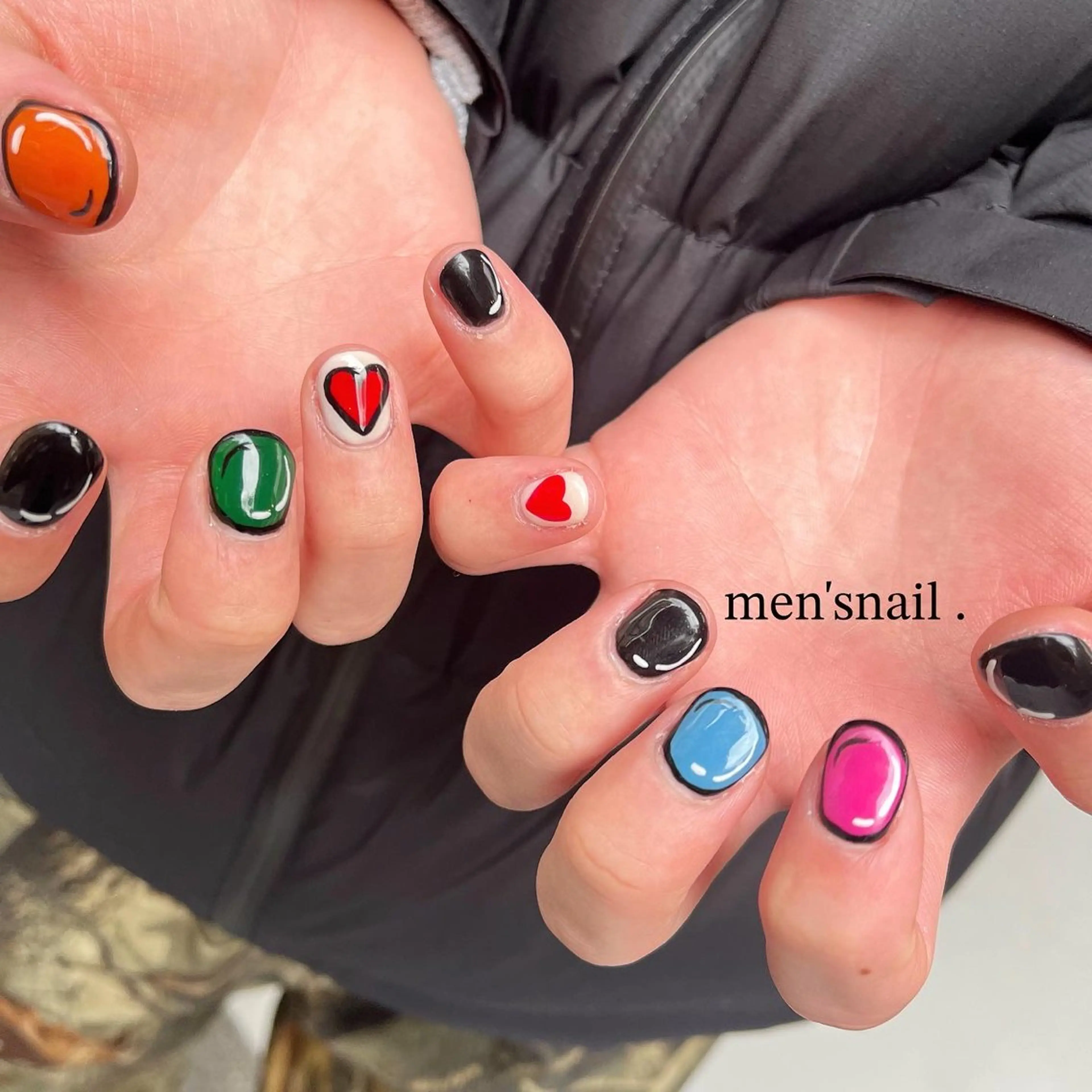 メンズ ネイル kurogi nanakaのネイルデザイン