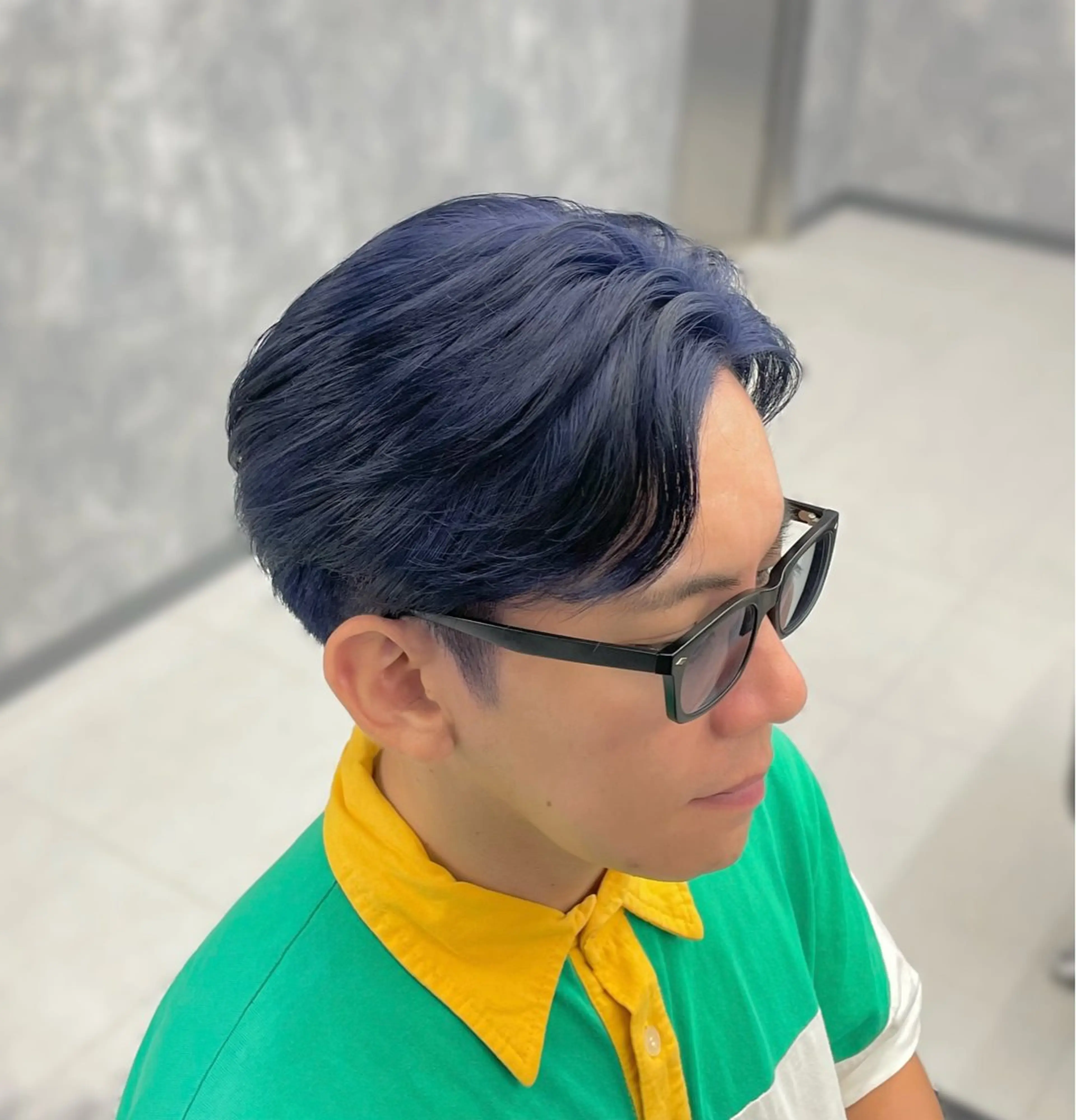 ショート カラー メンズ カット ヘアカラー トリートメント 立川ブリーチ/メンズ ウルフ♱ʜᴀʀᴜᴋᴀのヘアスタイル