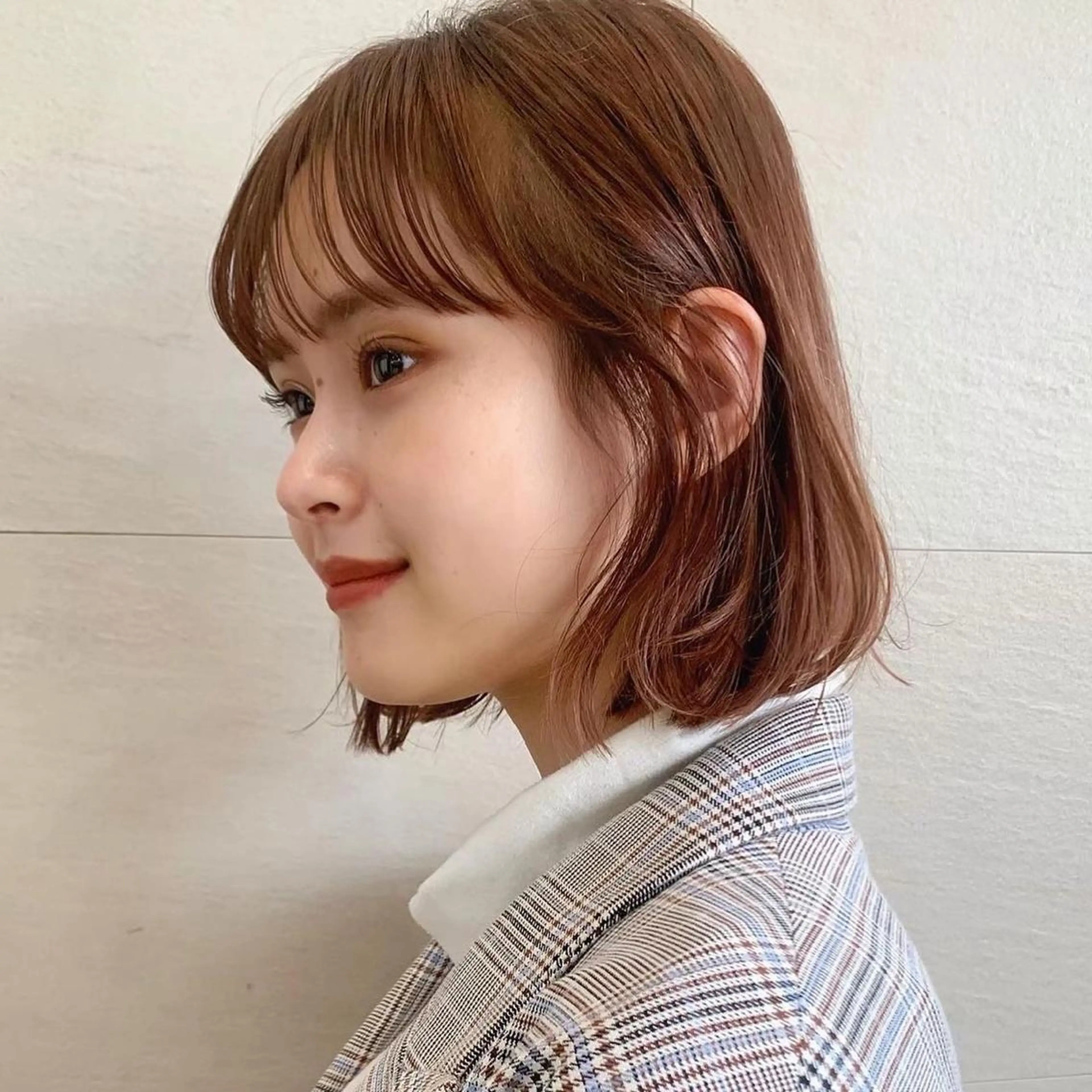 ミディアム カラー カット トリートメント 🌱小顔ヘア/ボブ ミディアム/双葉🌱のヘアスタイル