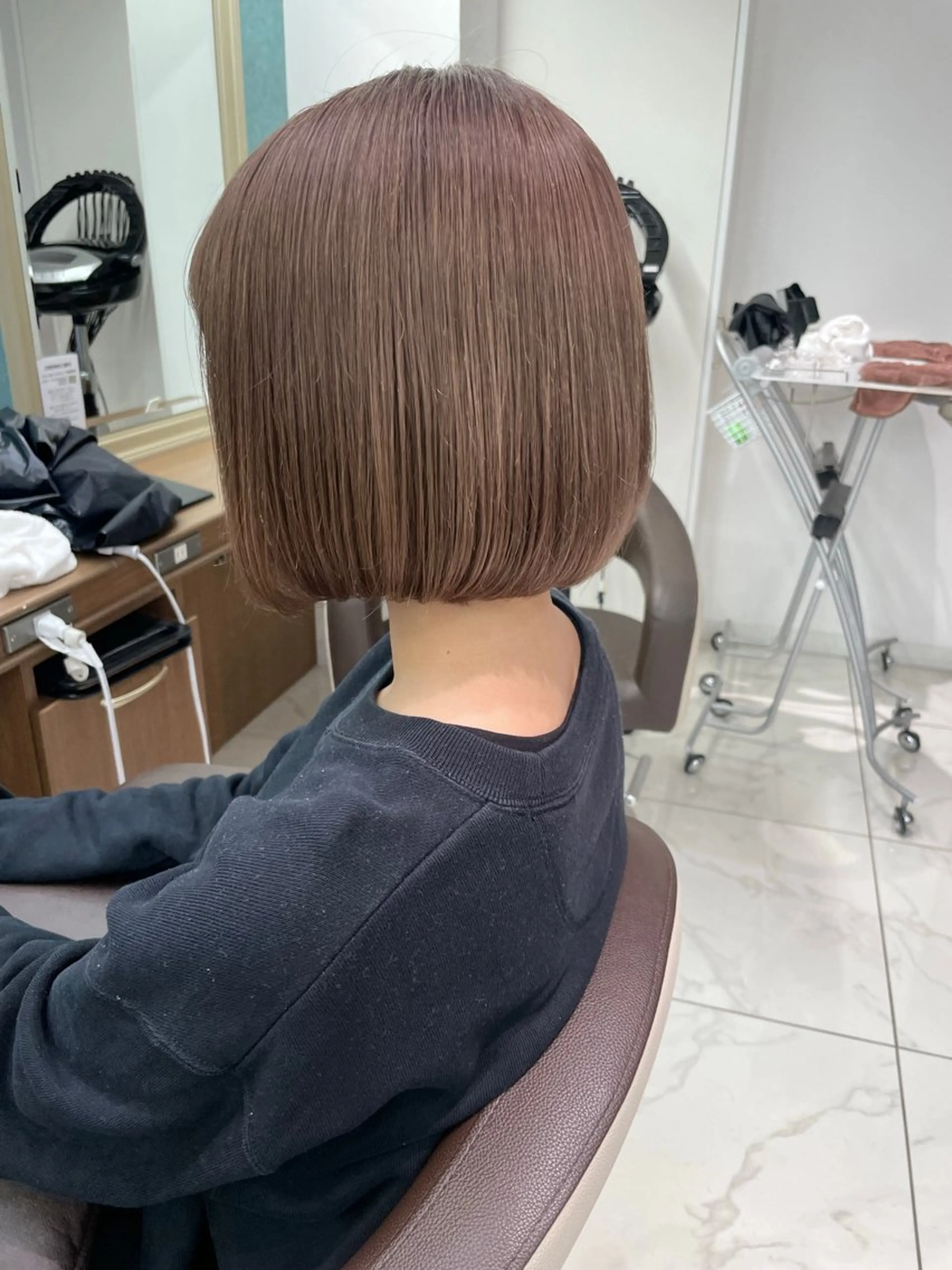 ミディアム カラー ベージュカラー ヘアカラー 福島成美/髪質改善 縮毛矯正/カラーのヘアスタイル