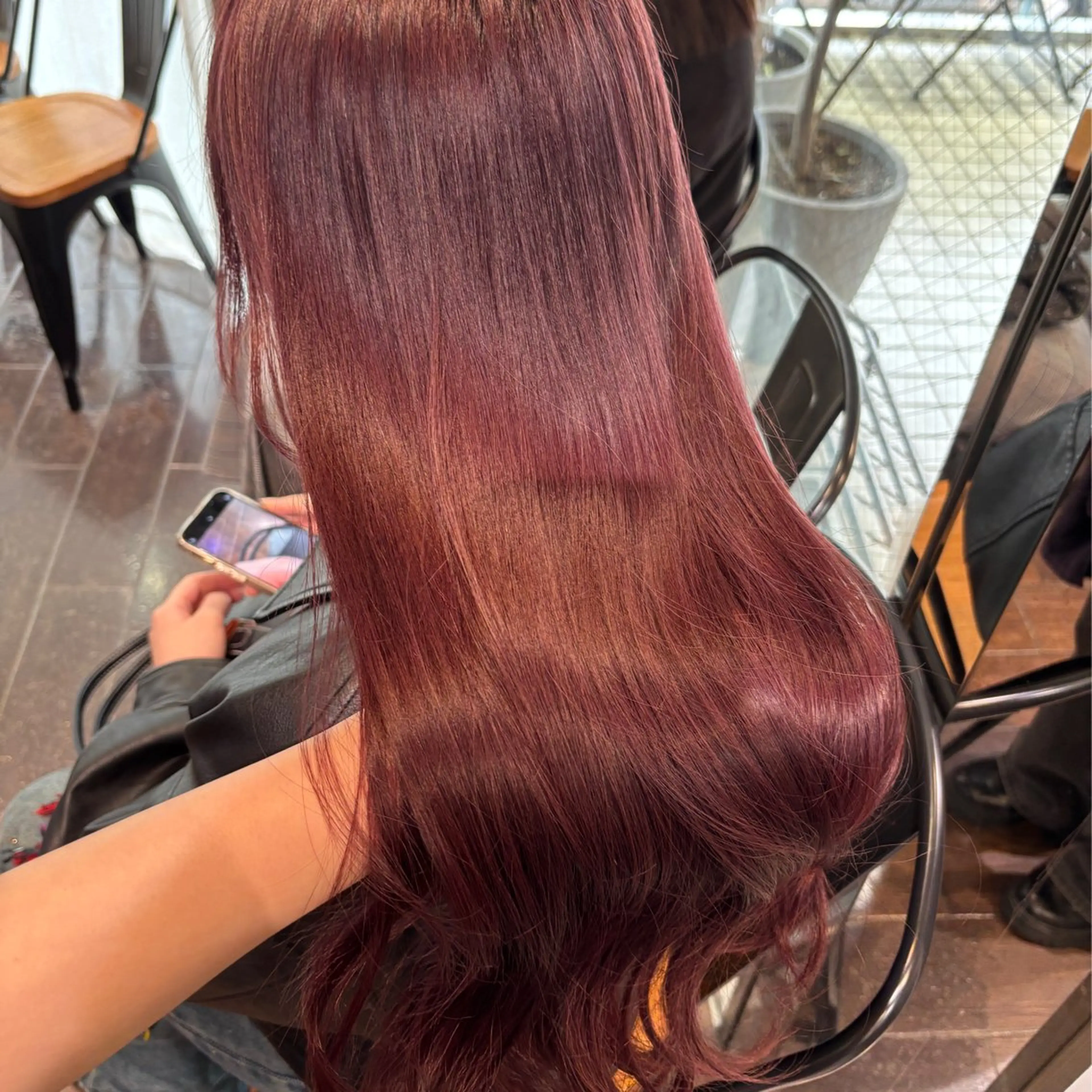 カラー ベージュカラー 黒髪 ブリーチ ブルーカラー ブルーブラック 艶カラー♡/eye / mai🪐🪄のヘアスタイル