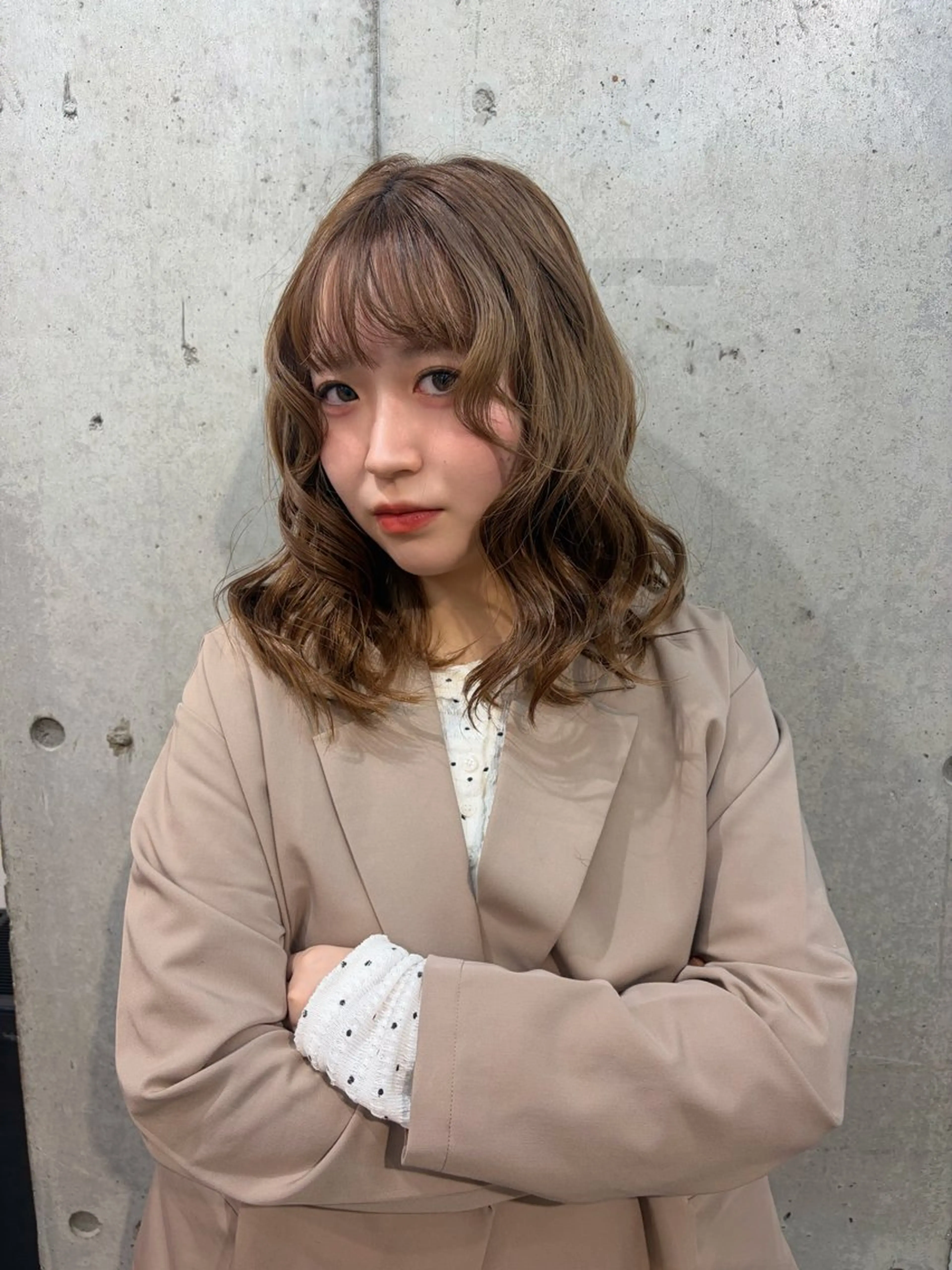 ミディアム カラー ヘアカラー [lani ] konatsuのヘアスタイル