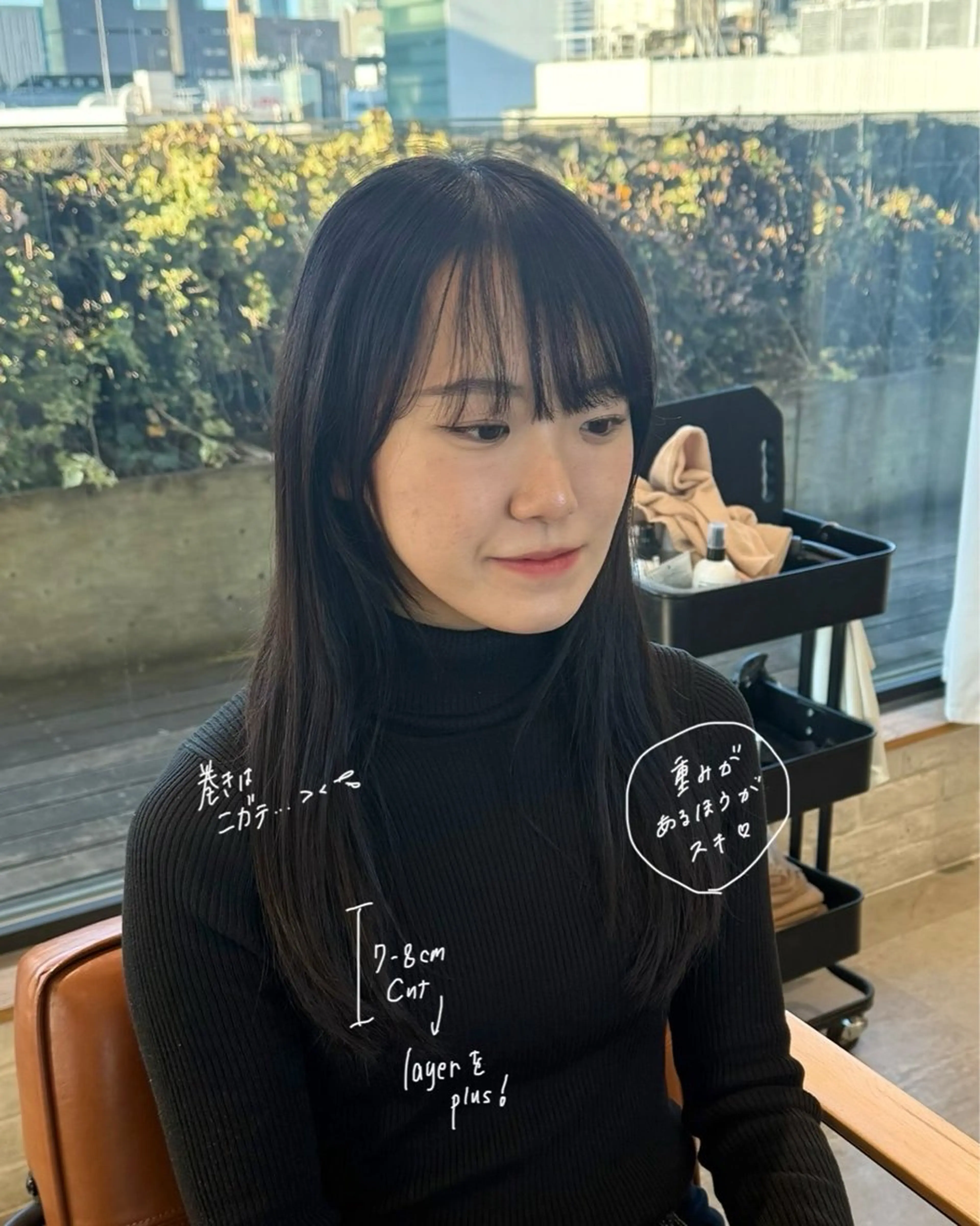 セミロング カット トリートメント VIEW GINZA所属・fitするカット♡ 暖色/ふうか◠‿◠のヘアスタイル