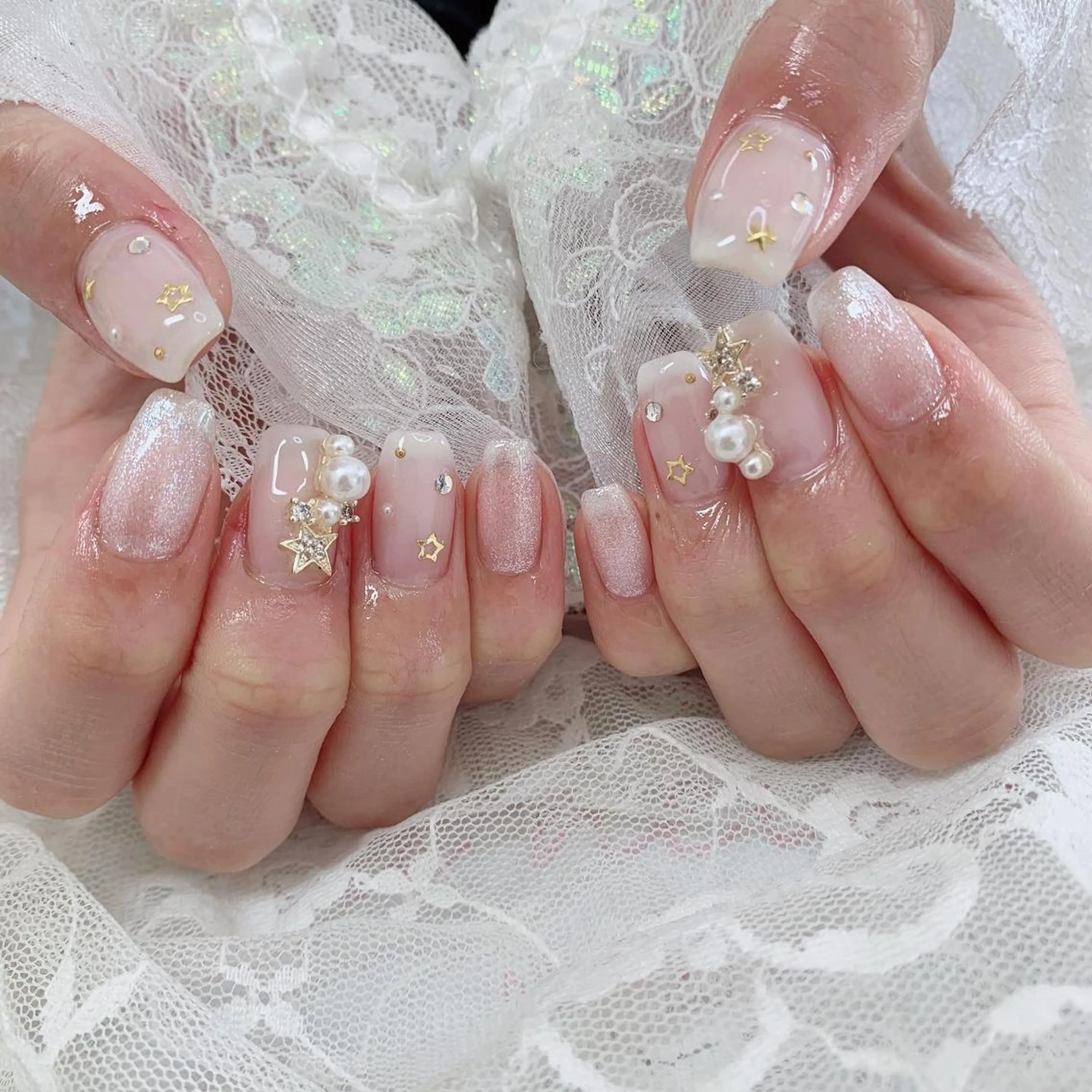 ネイル ハンドネイル La neige* yuki 🥯🍑のネイルデザイン