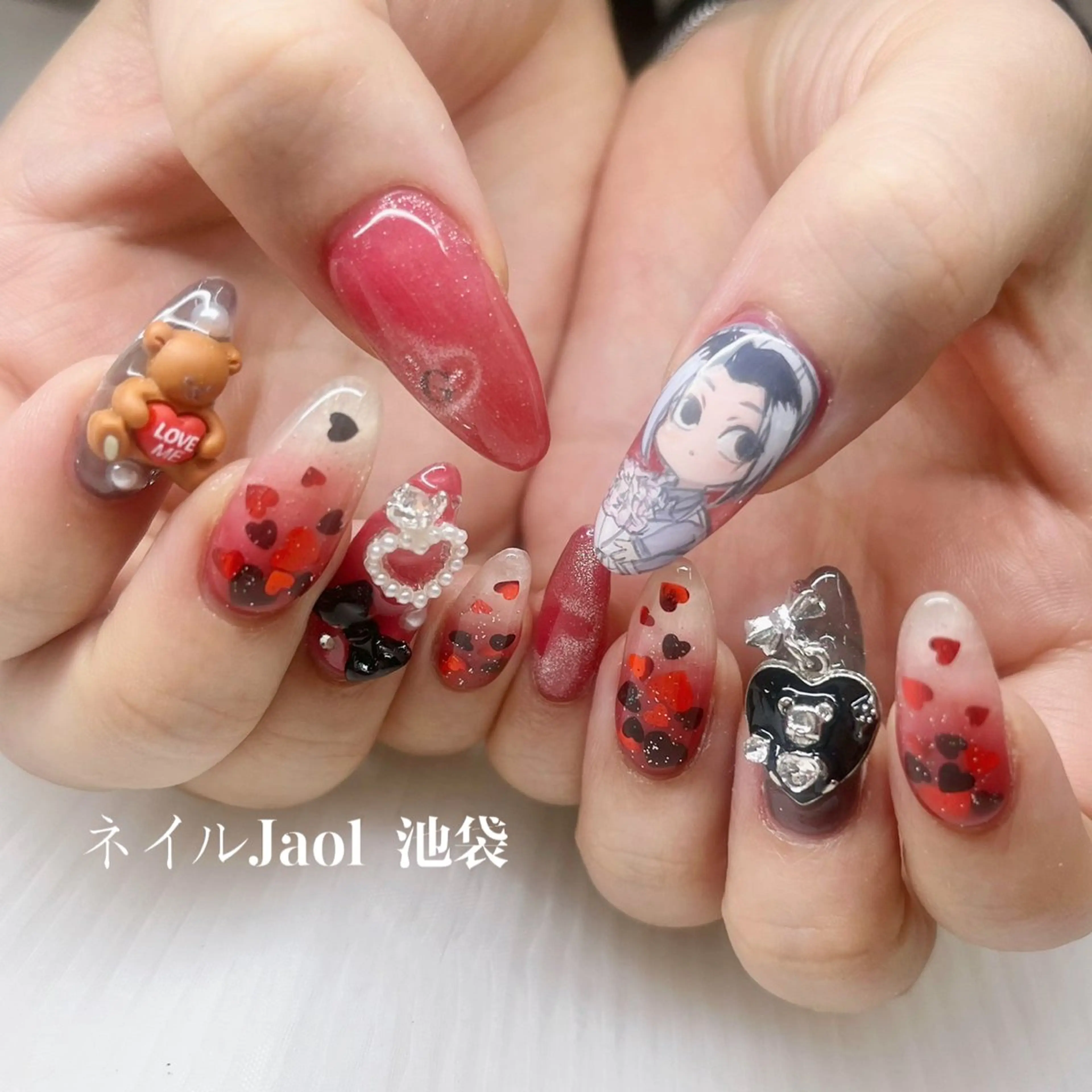 セミロング nail jaol池袋店所属・ネイルJaol 池袋のネイルデザイン